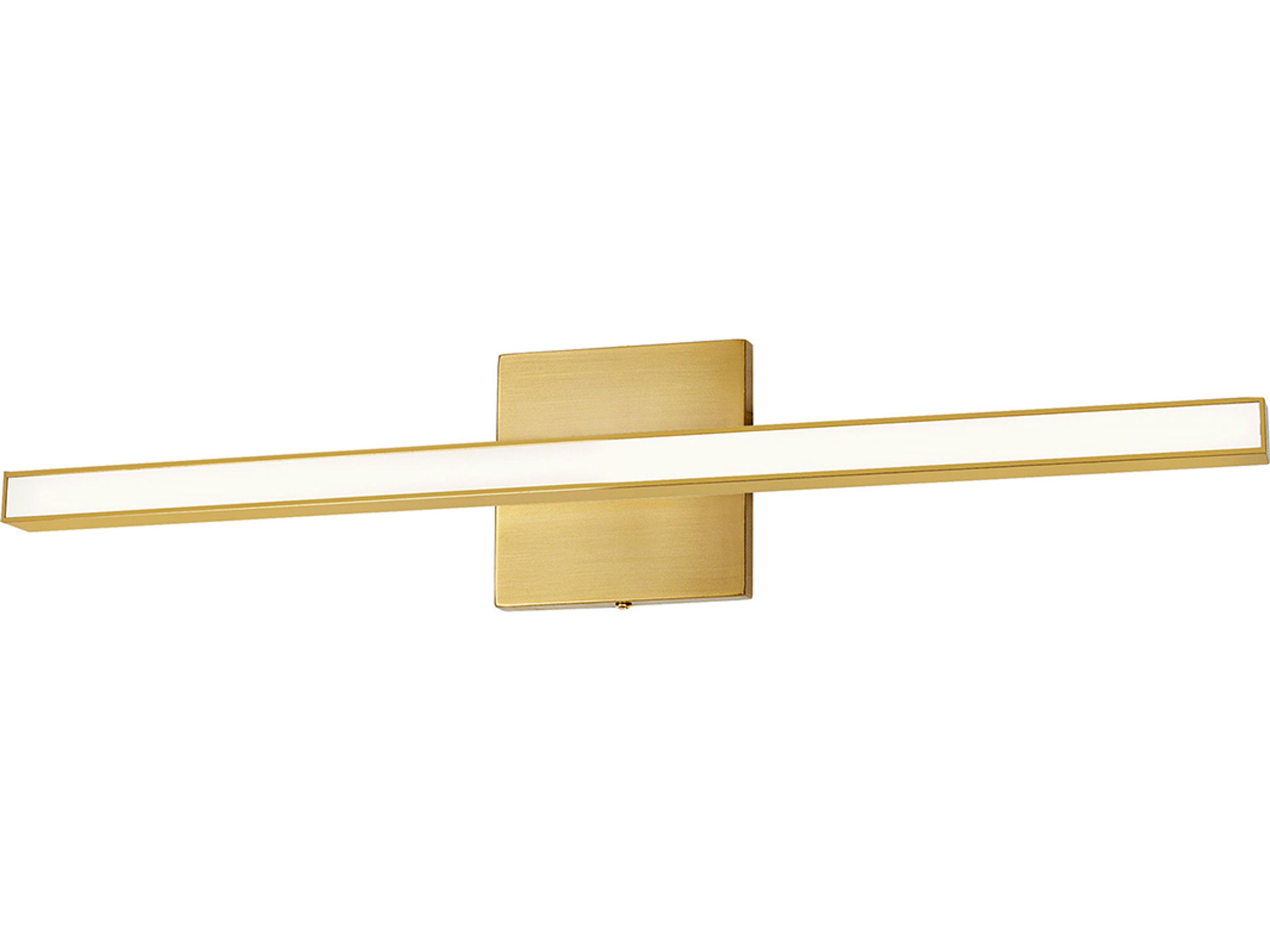 Arandel 1-Light Aged Brass Vanity Light