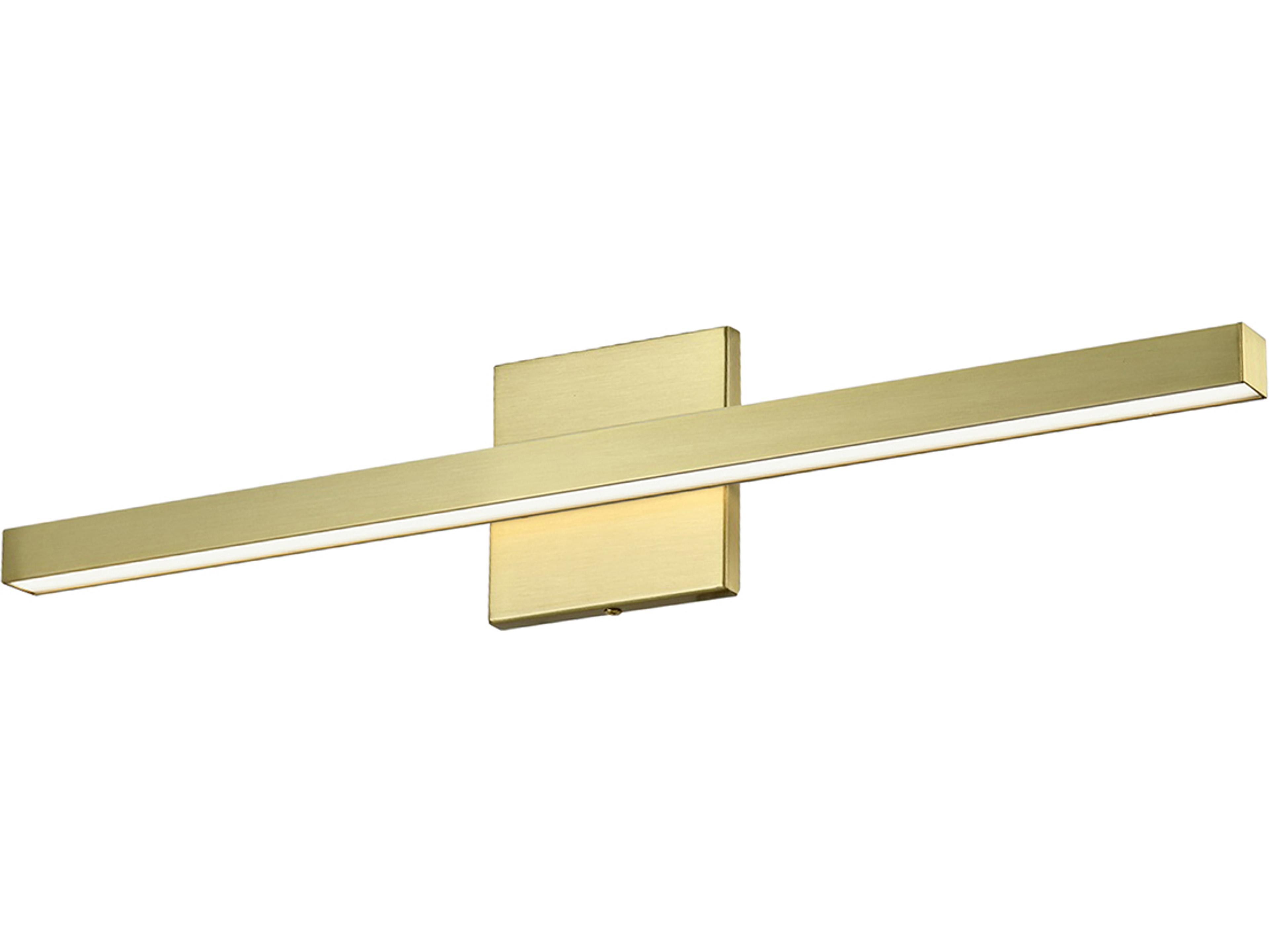 Arandel 1-Light Aged Brass Vanity Light