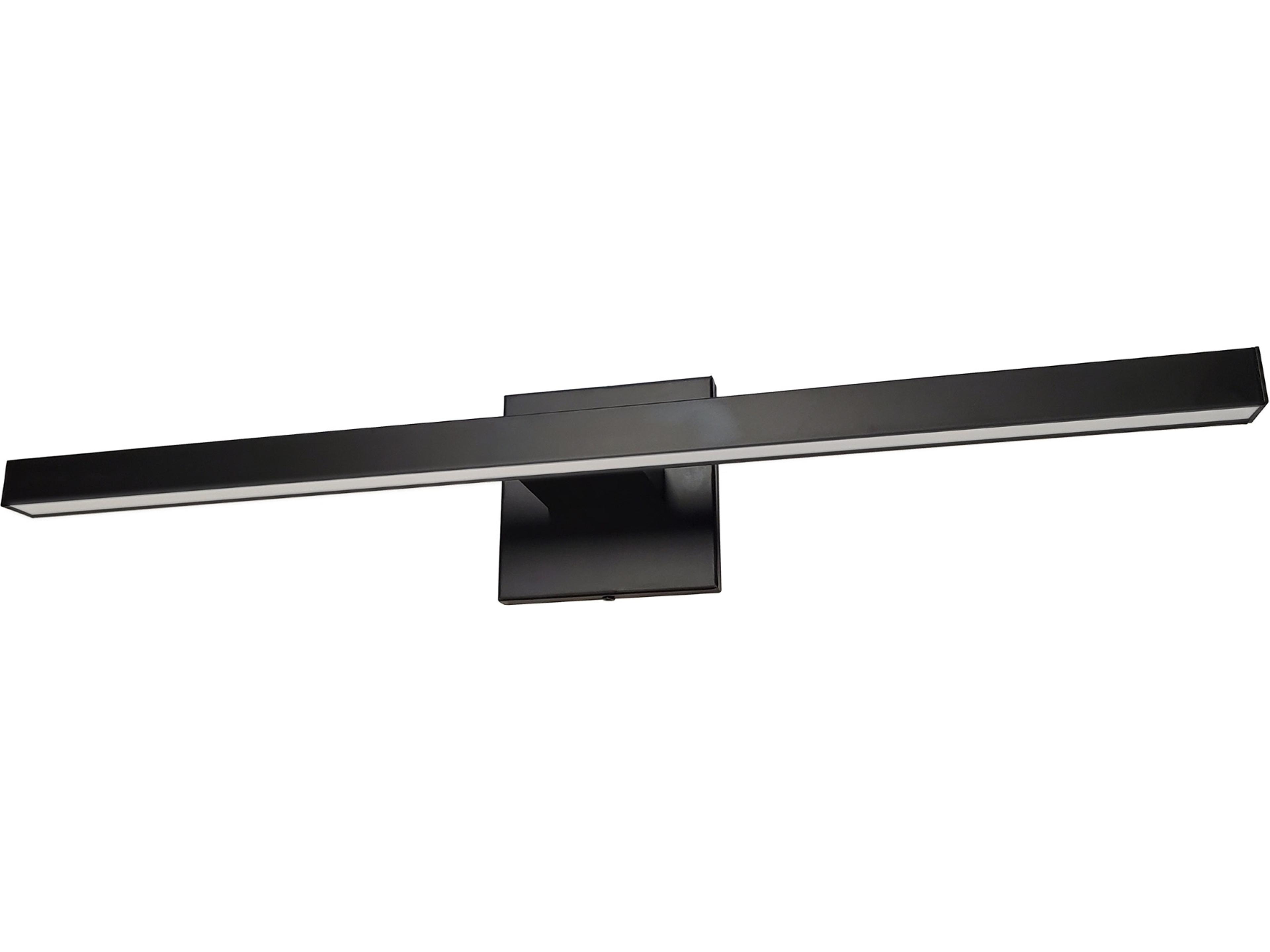 Arandel 1-Light Matte Black Vanity Light