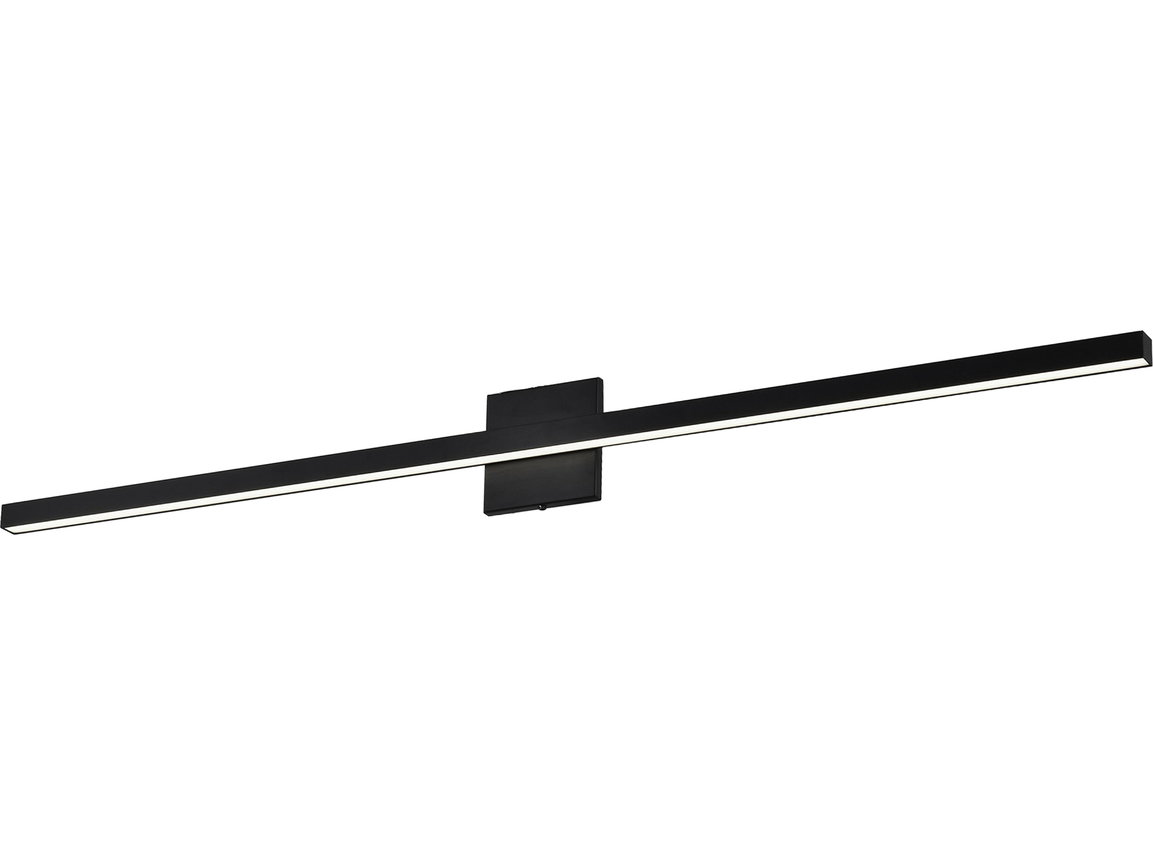 Arandel 1-Light Matte Black Vanity Light