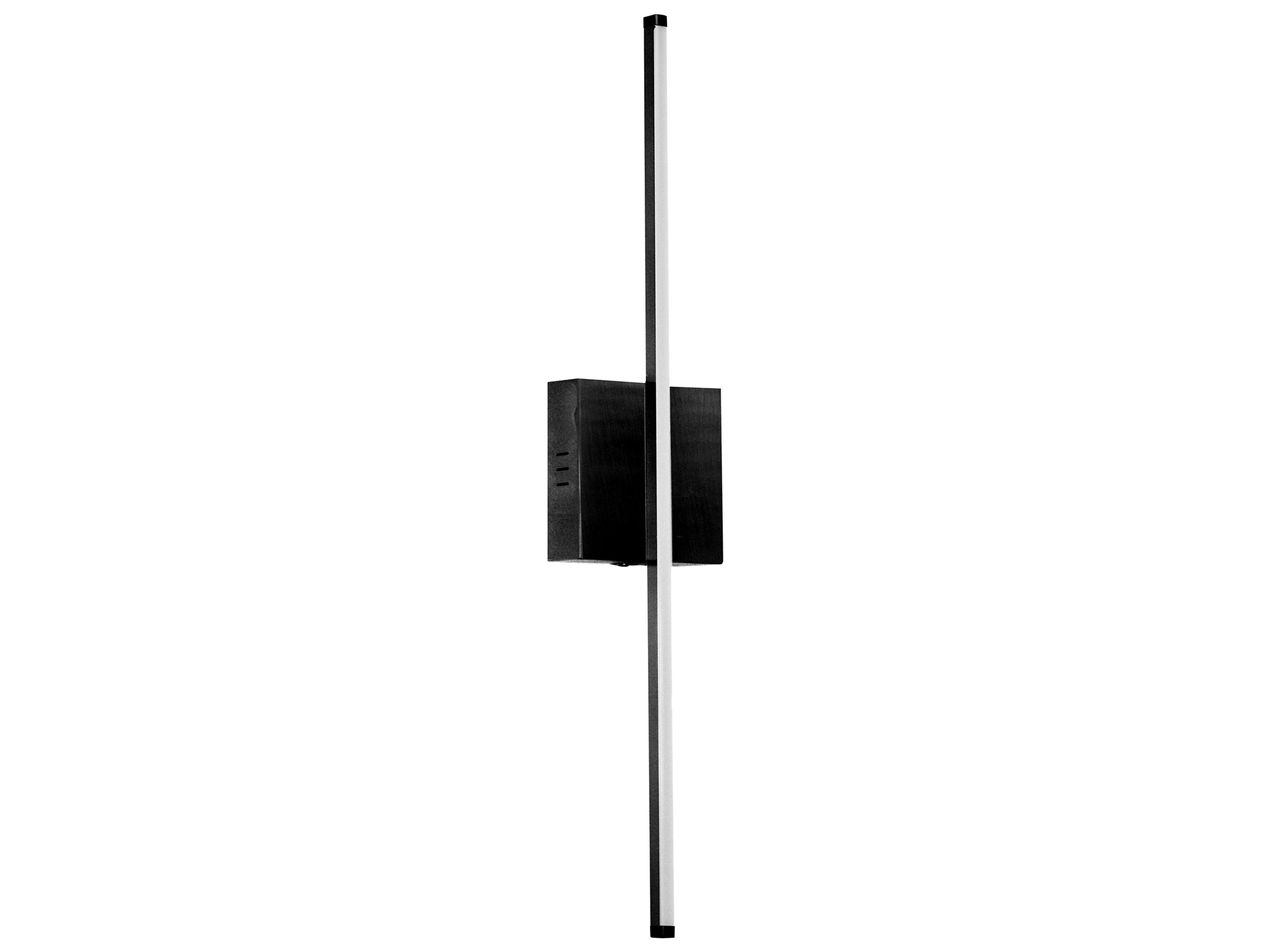 Array 1-Light Matte Black Wall Sconce