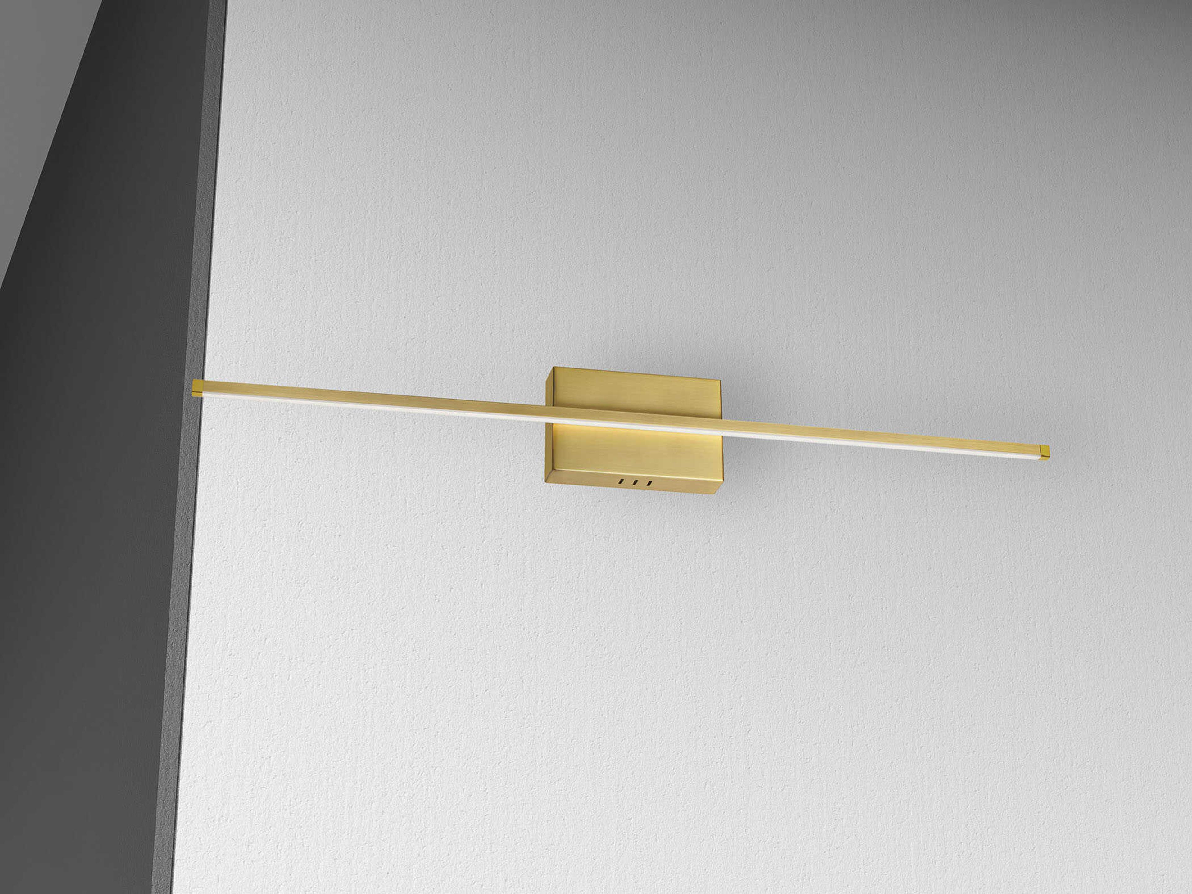 Dainolite Array 1-Light Aged Brass Wall Sconce
