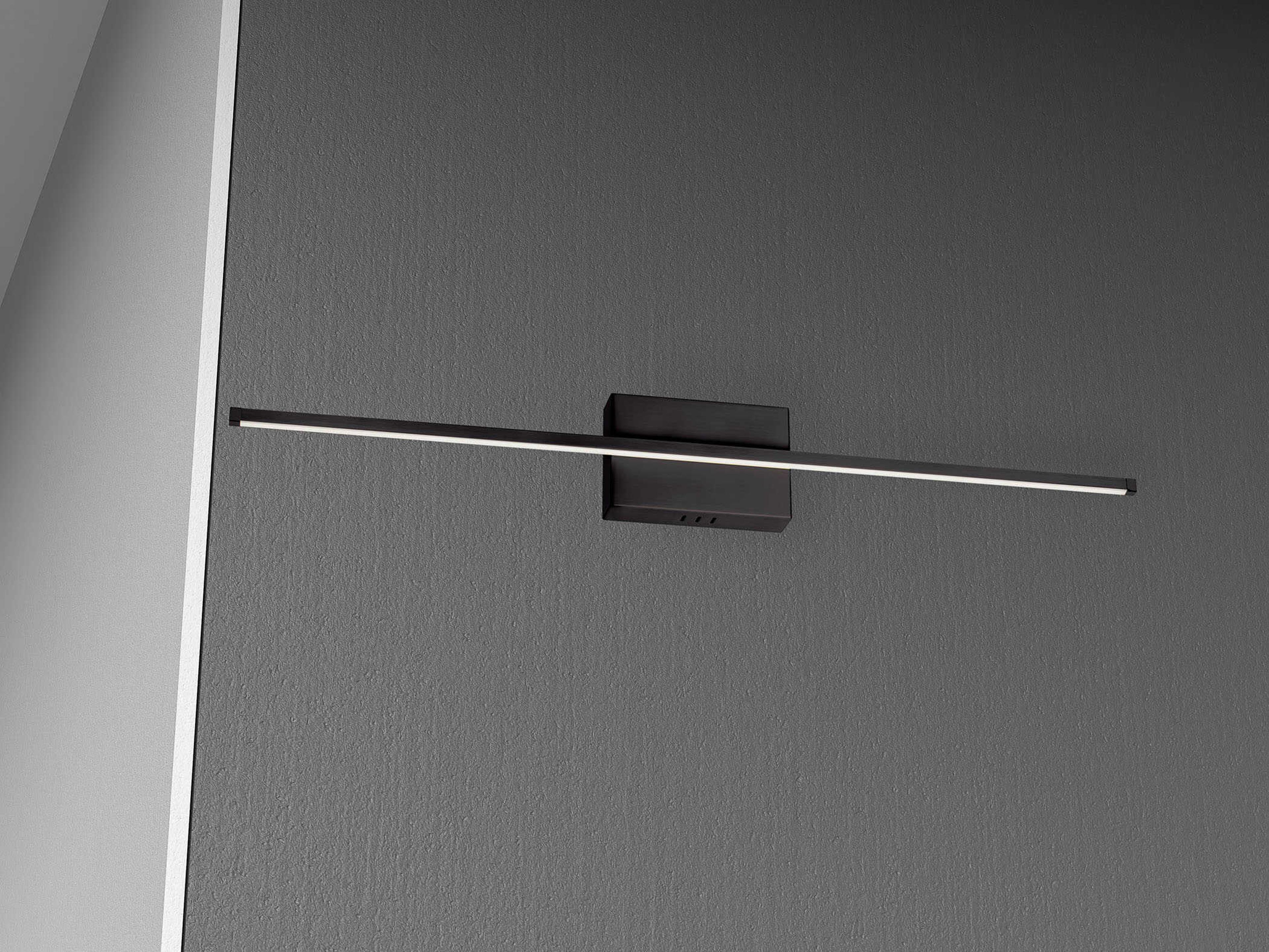 Dainolite Array 1-Light Matte Black Wall Sconce