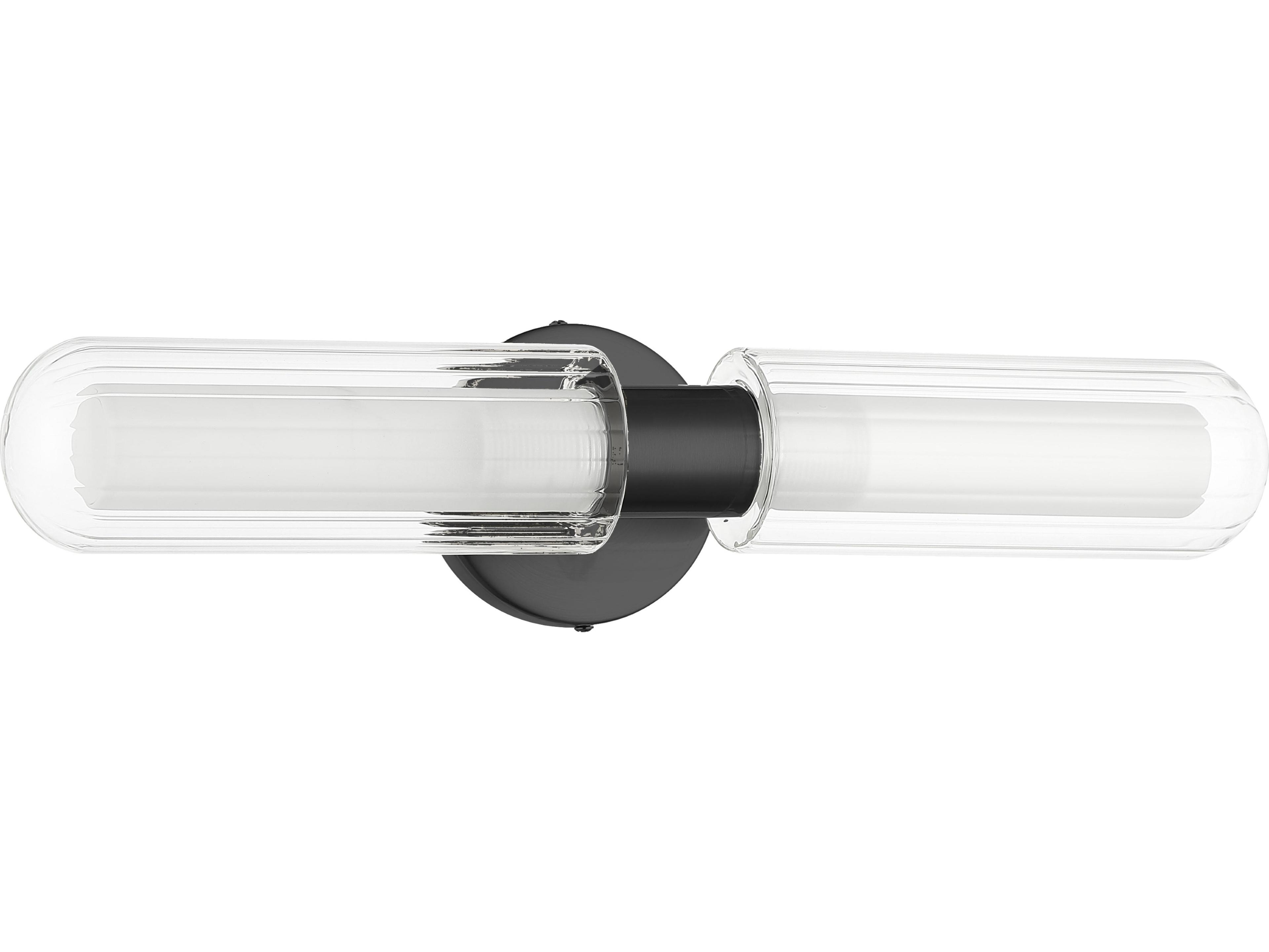 Dainolite Balbina Matte Black Wall Sconce