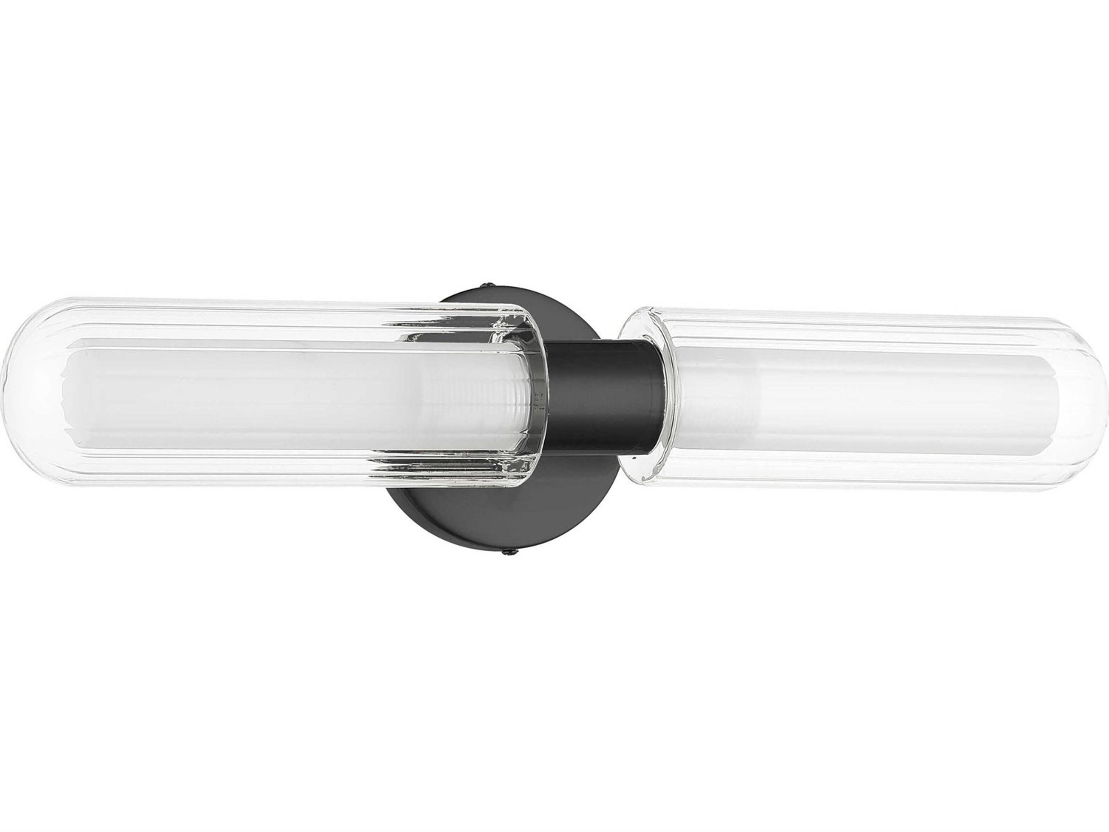 Dainolite Balbina Matte Black Wall Sconce