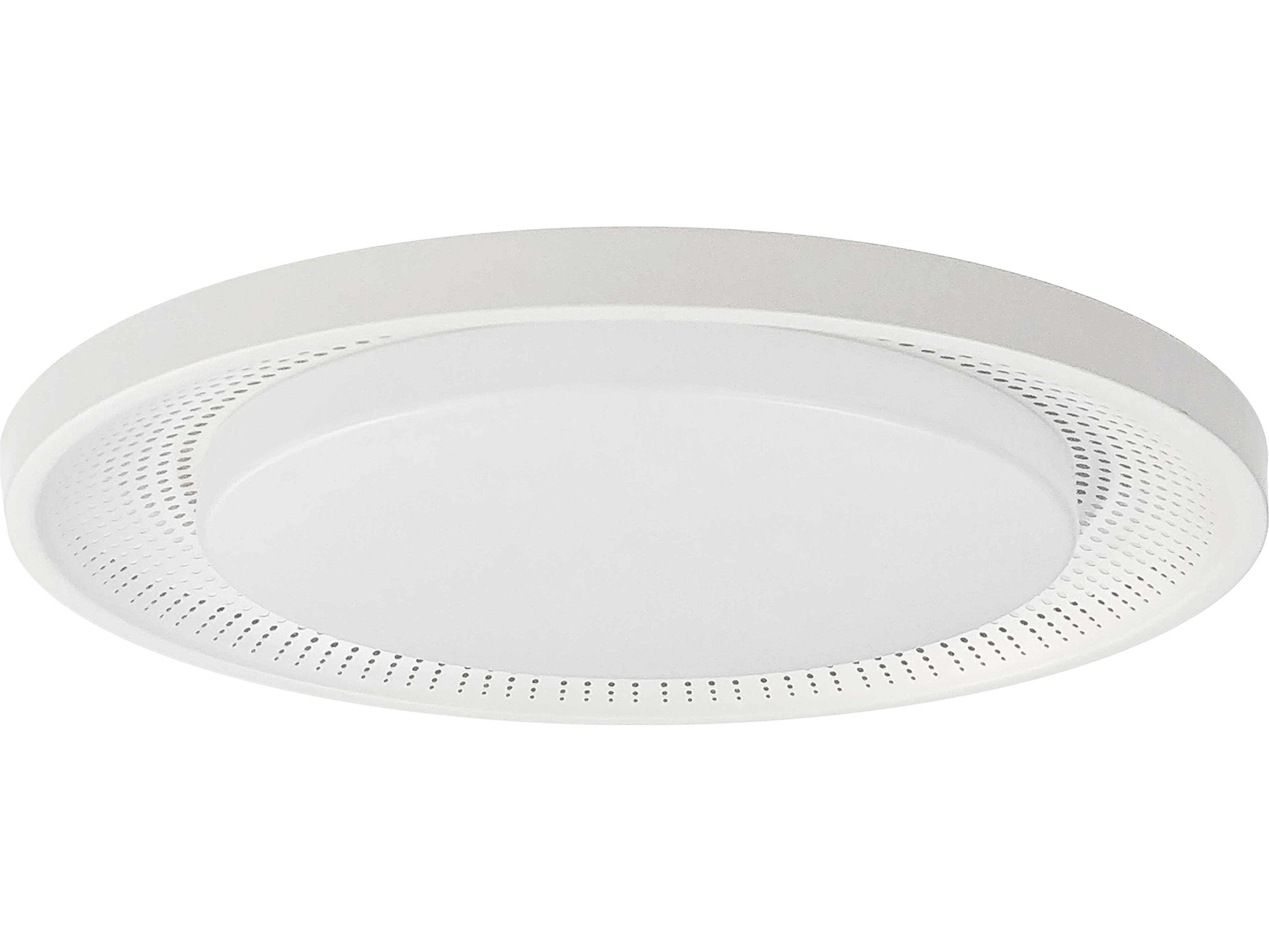 Boullier 1-Light Matte White Round Flush Mount