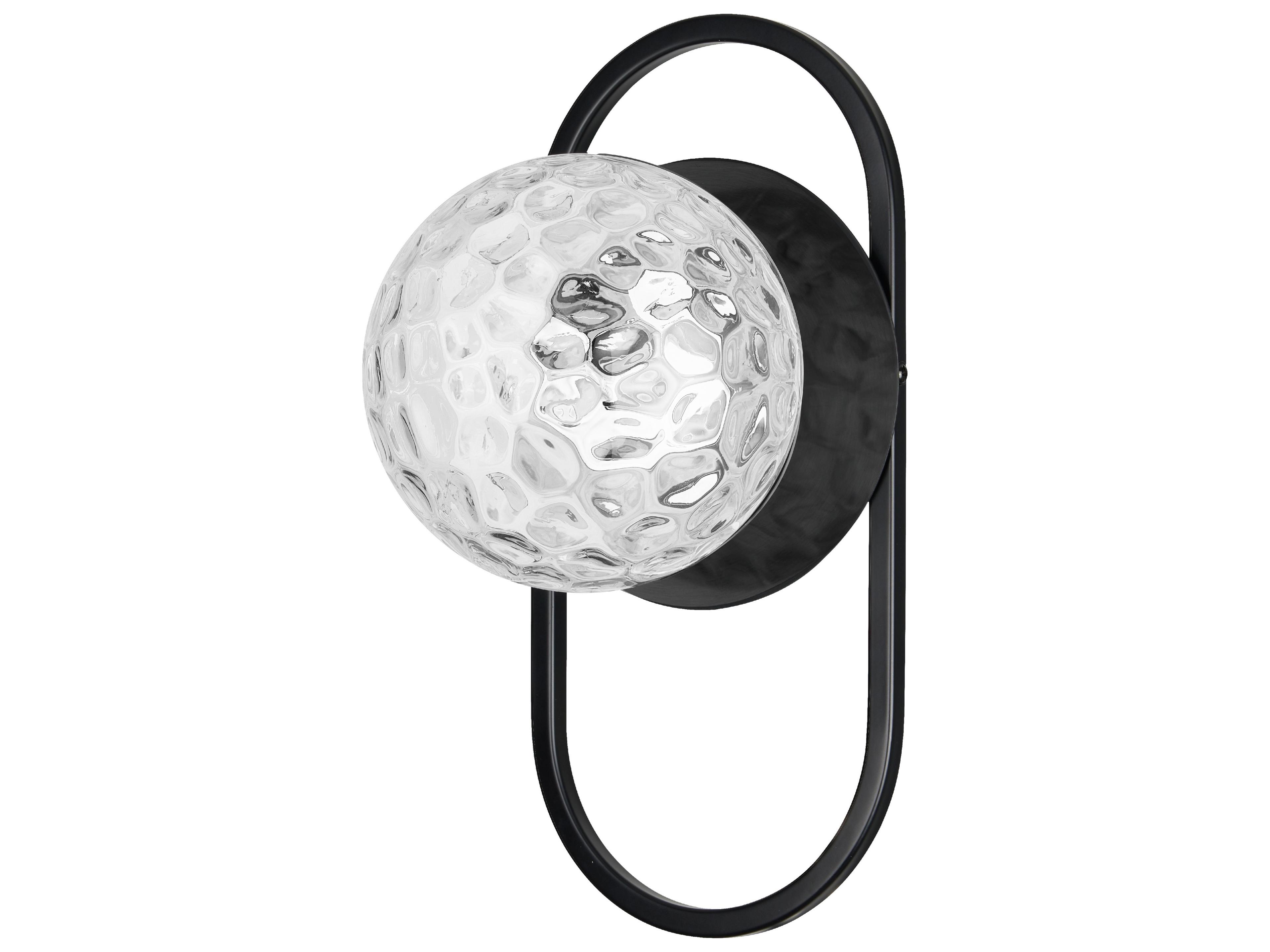 Burlat 1-Light Matte Black Wall Sconce