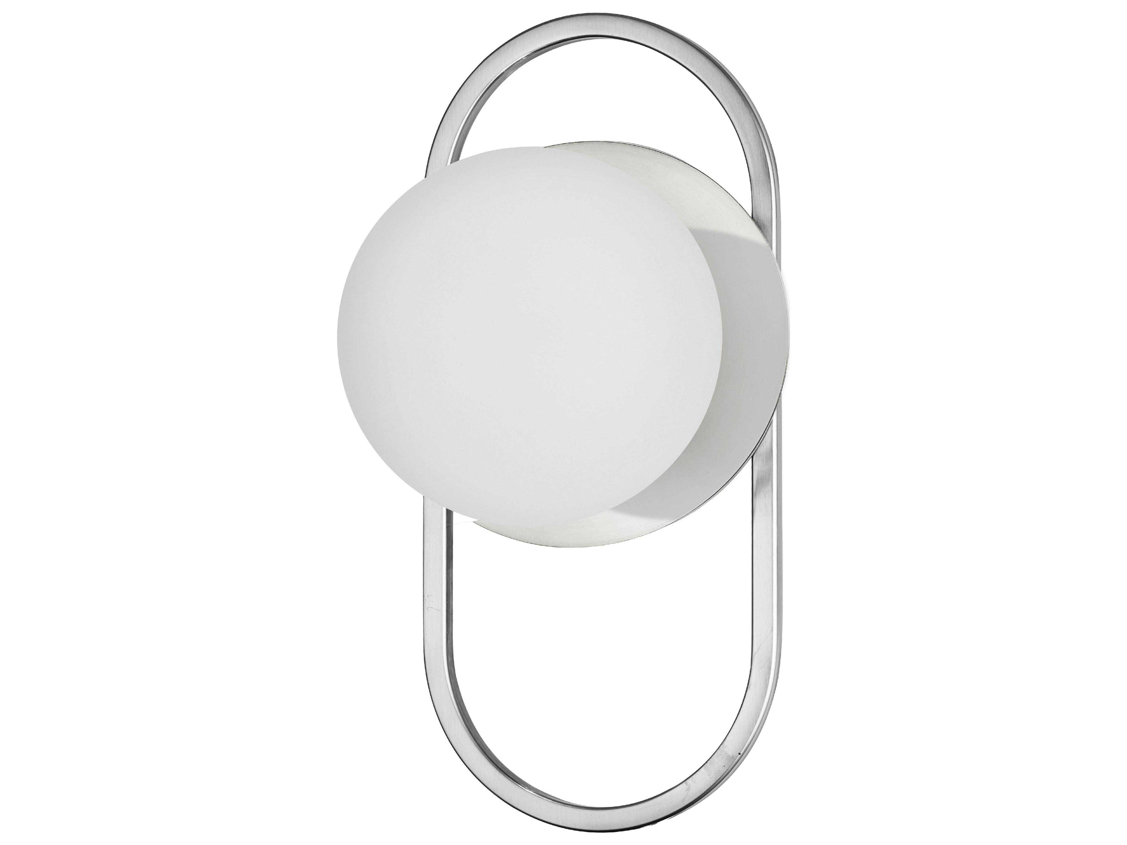 Burlat 1-Light Polished Chrome Wall Sconce