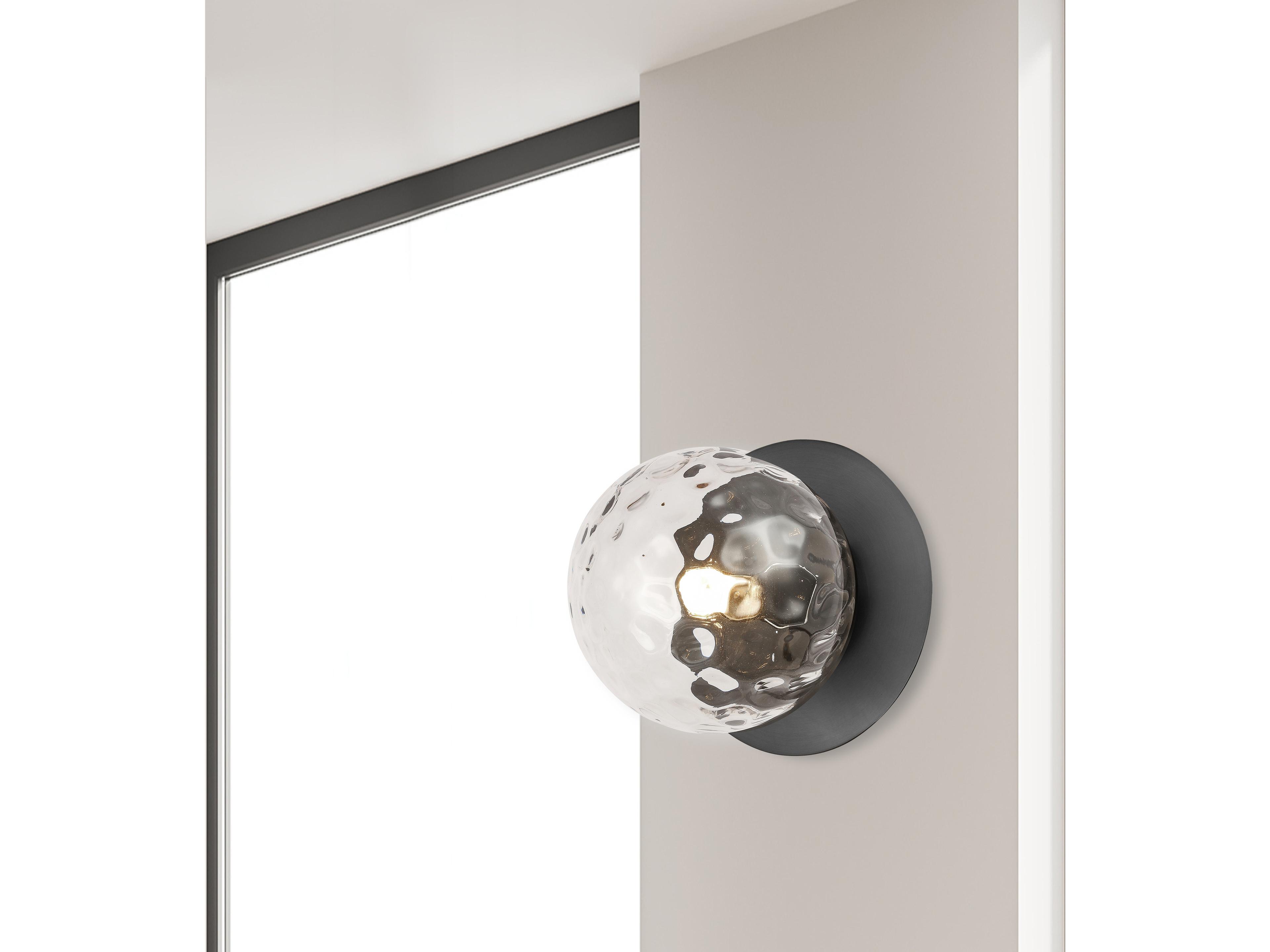 Dainolite Burlat 1-Light Matte Black Wall Sconce