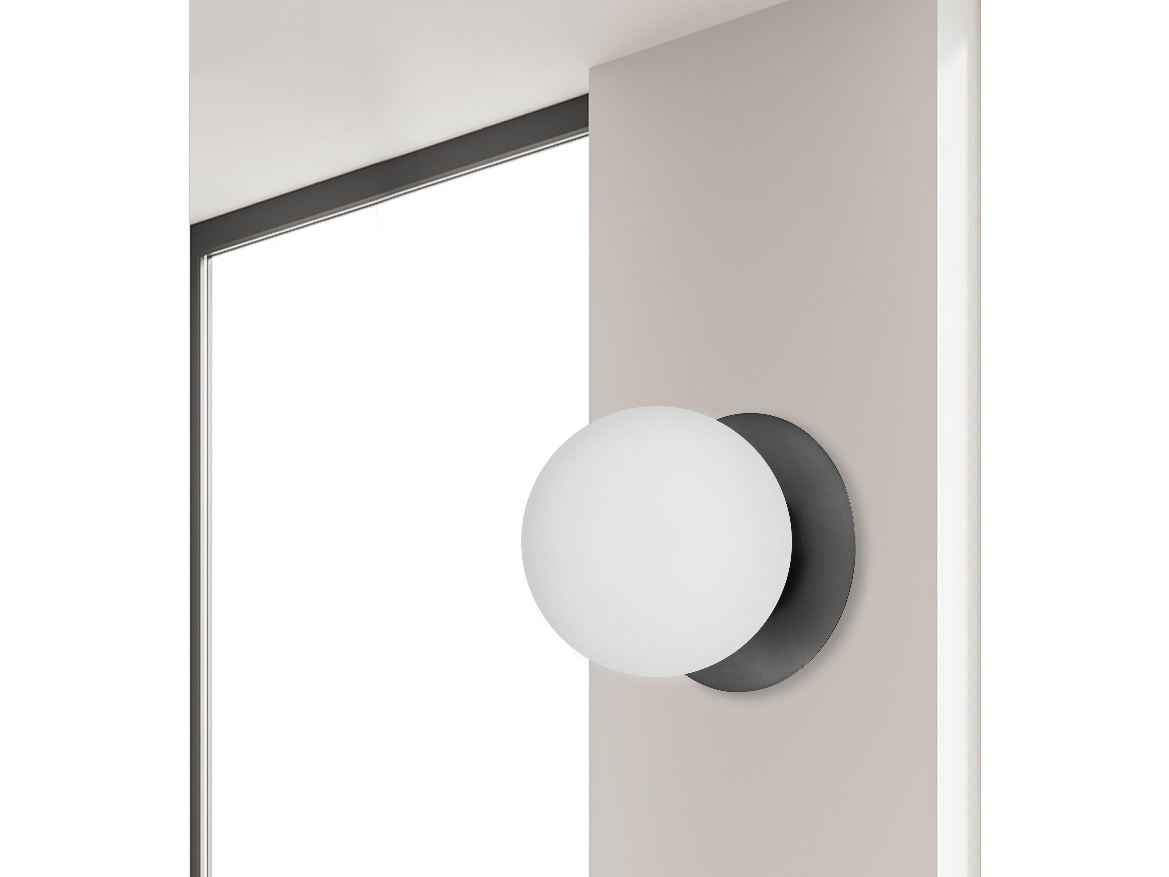 Dainolite Burlat 1-Light Matte Black Wall Sconce