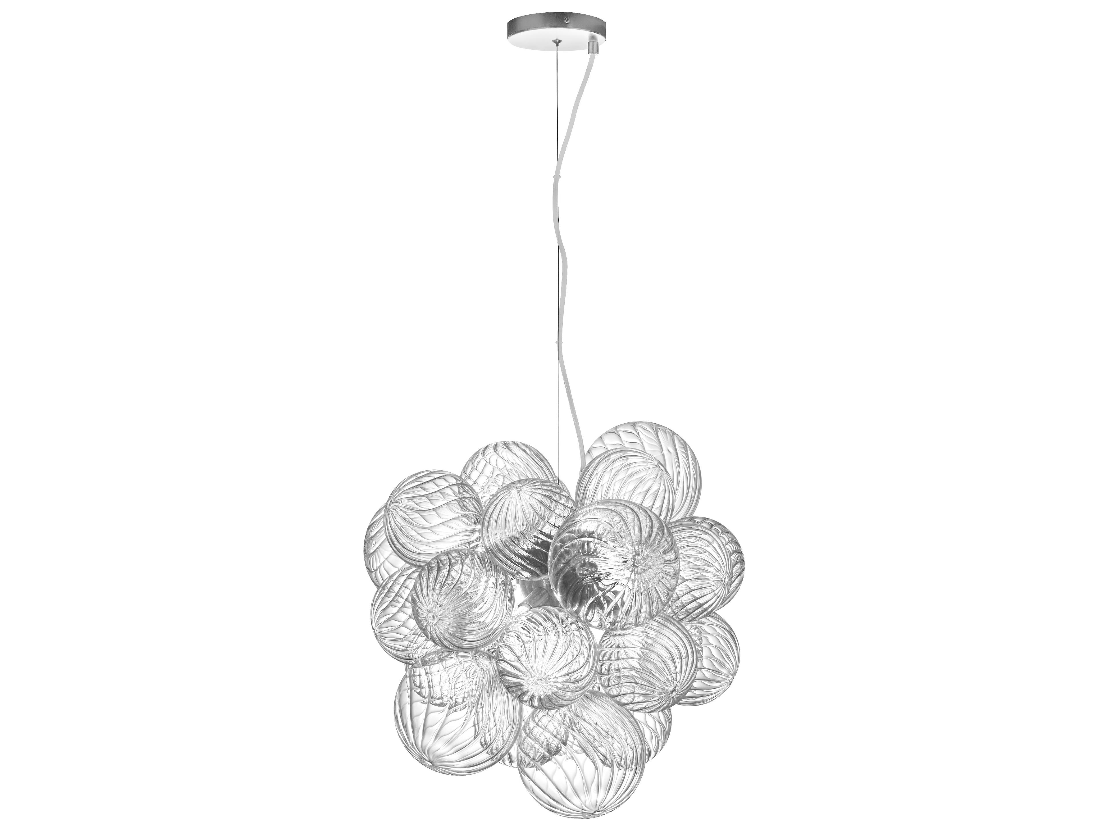 Charlize 6-Light Polished Chrome Globe Pendant