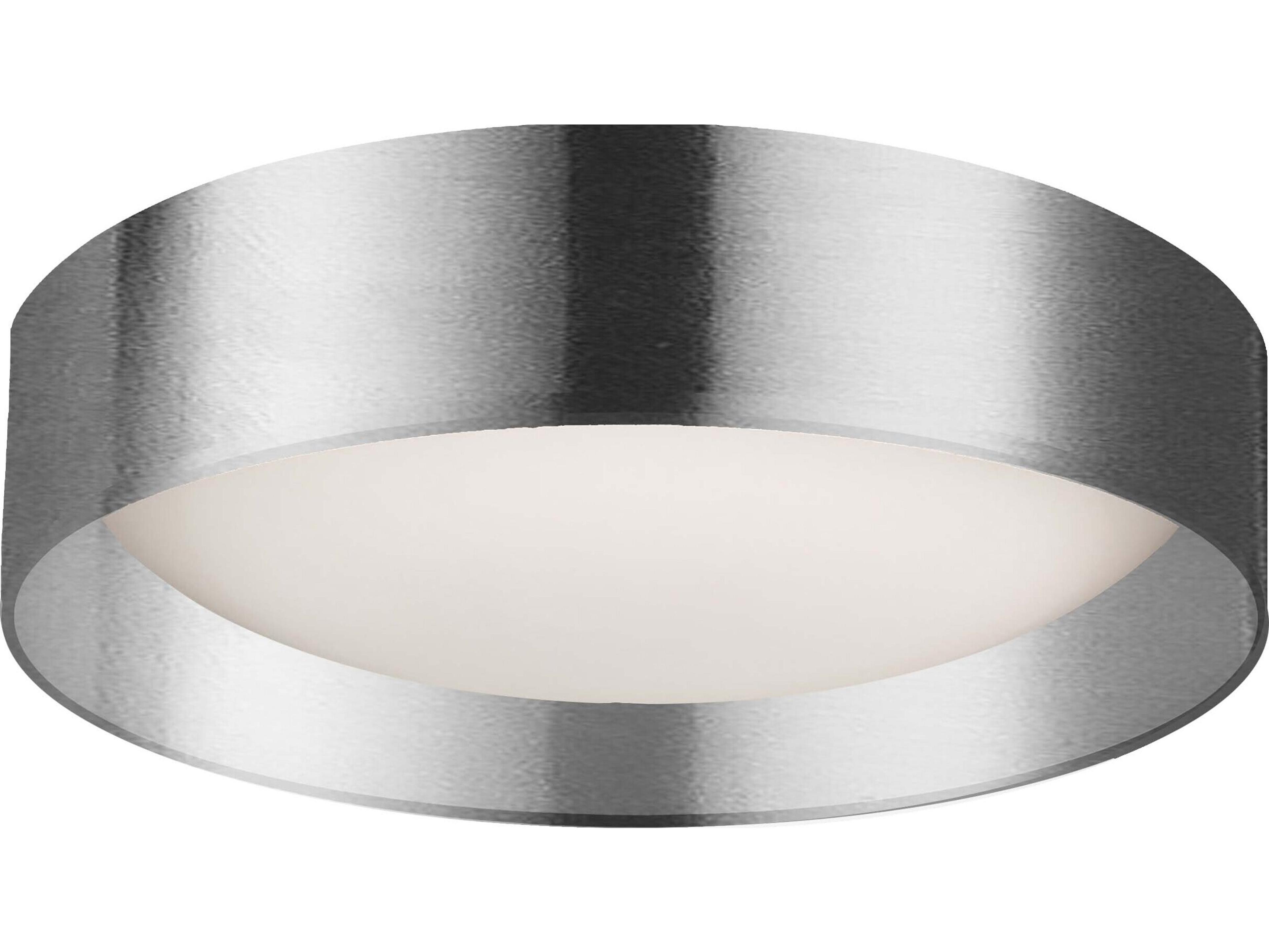 Carmen 1-Light Polished Chrome Round Flush Mount