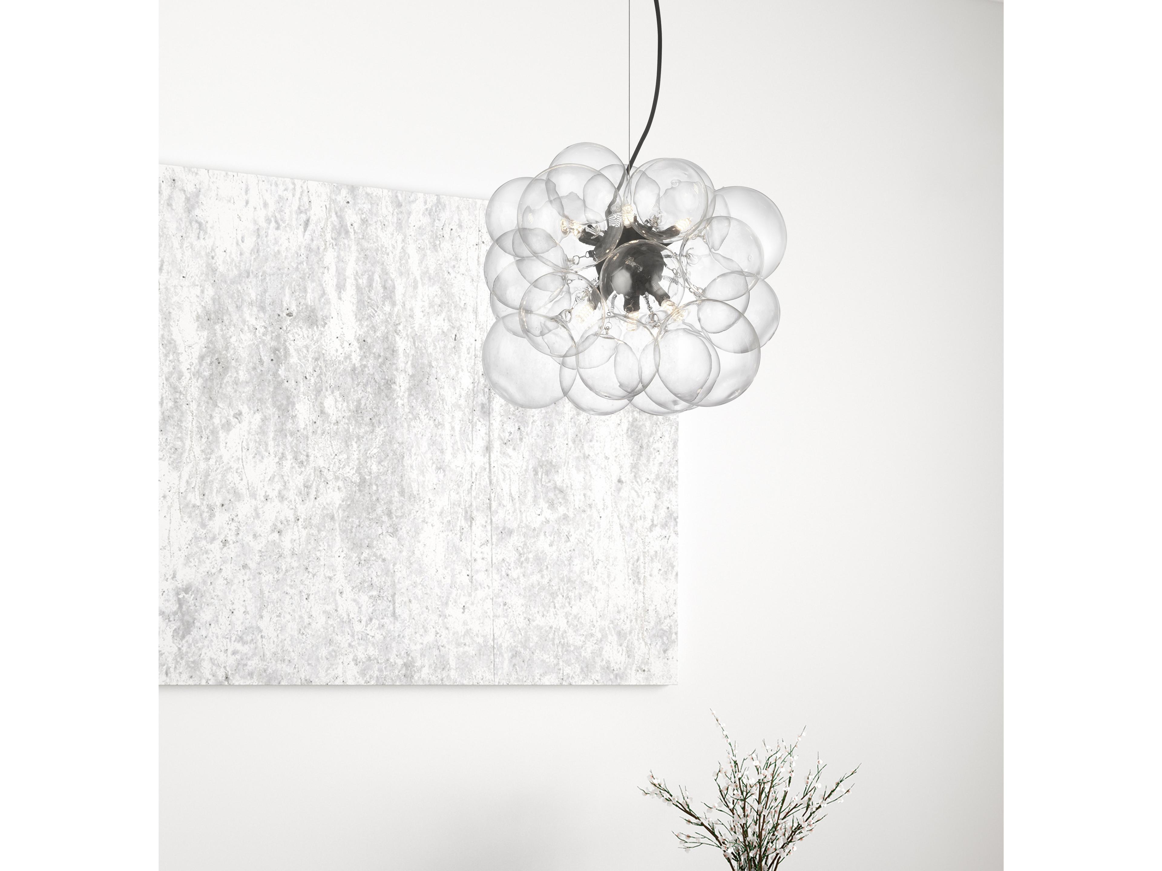 Dainolite Comet 6-Light Matte Black Globe Sputnik Chandelier