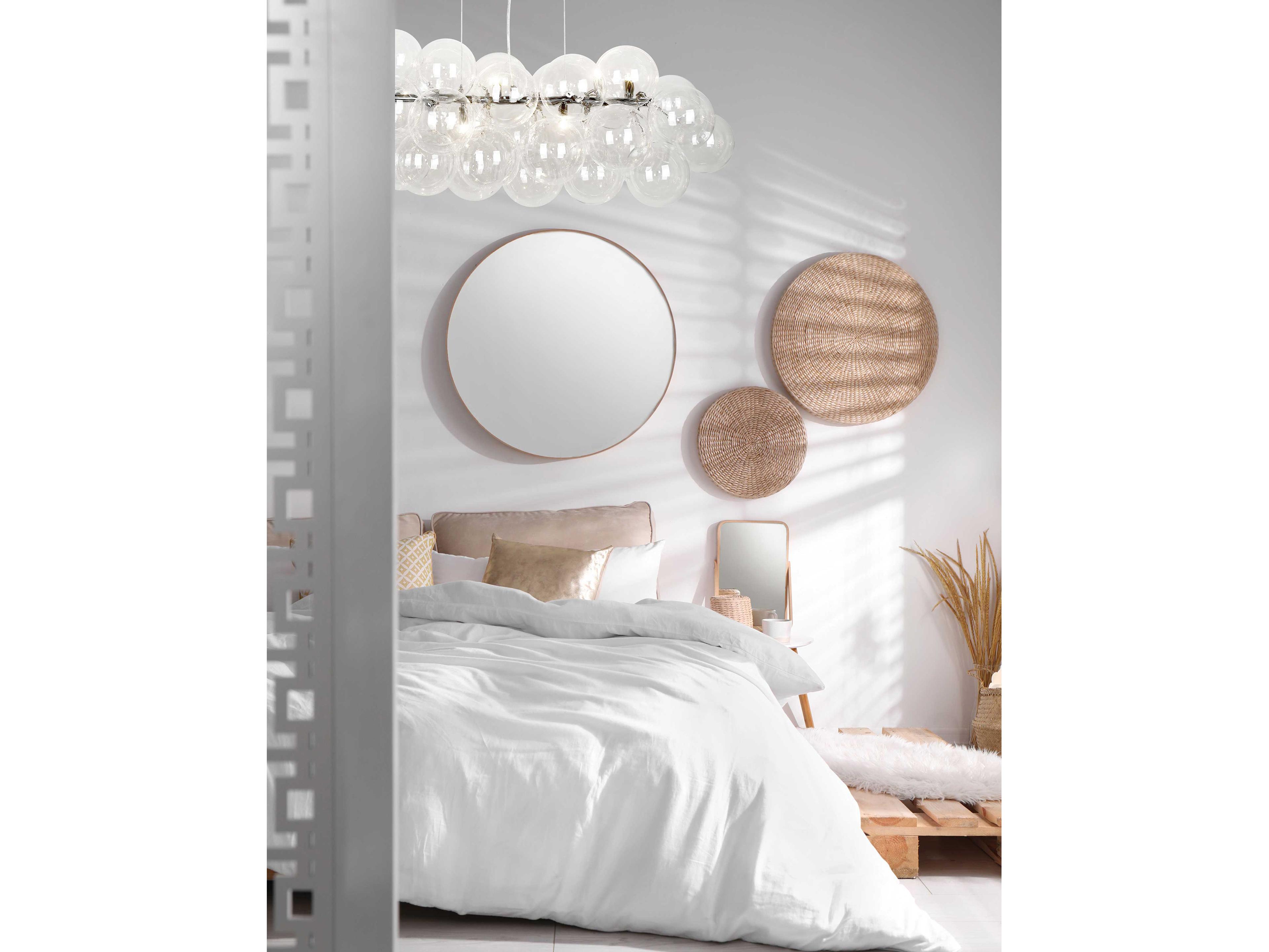 Dainolite Comet 10-Light Polished Chrome Globe Island Pendant