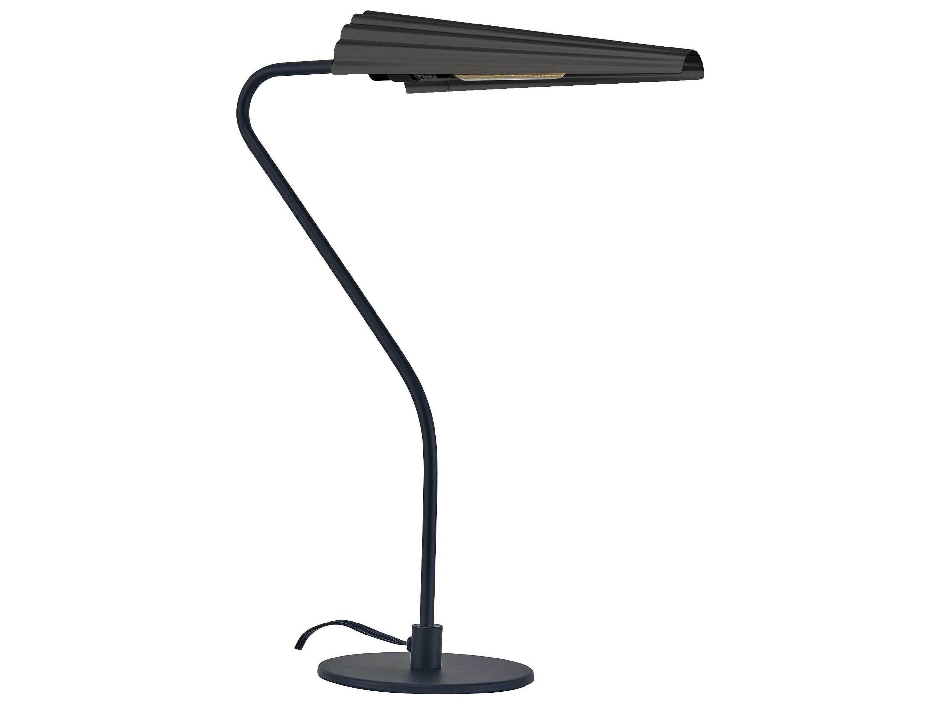Cassie Matte Black Table Lamp