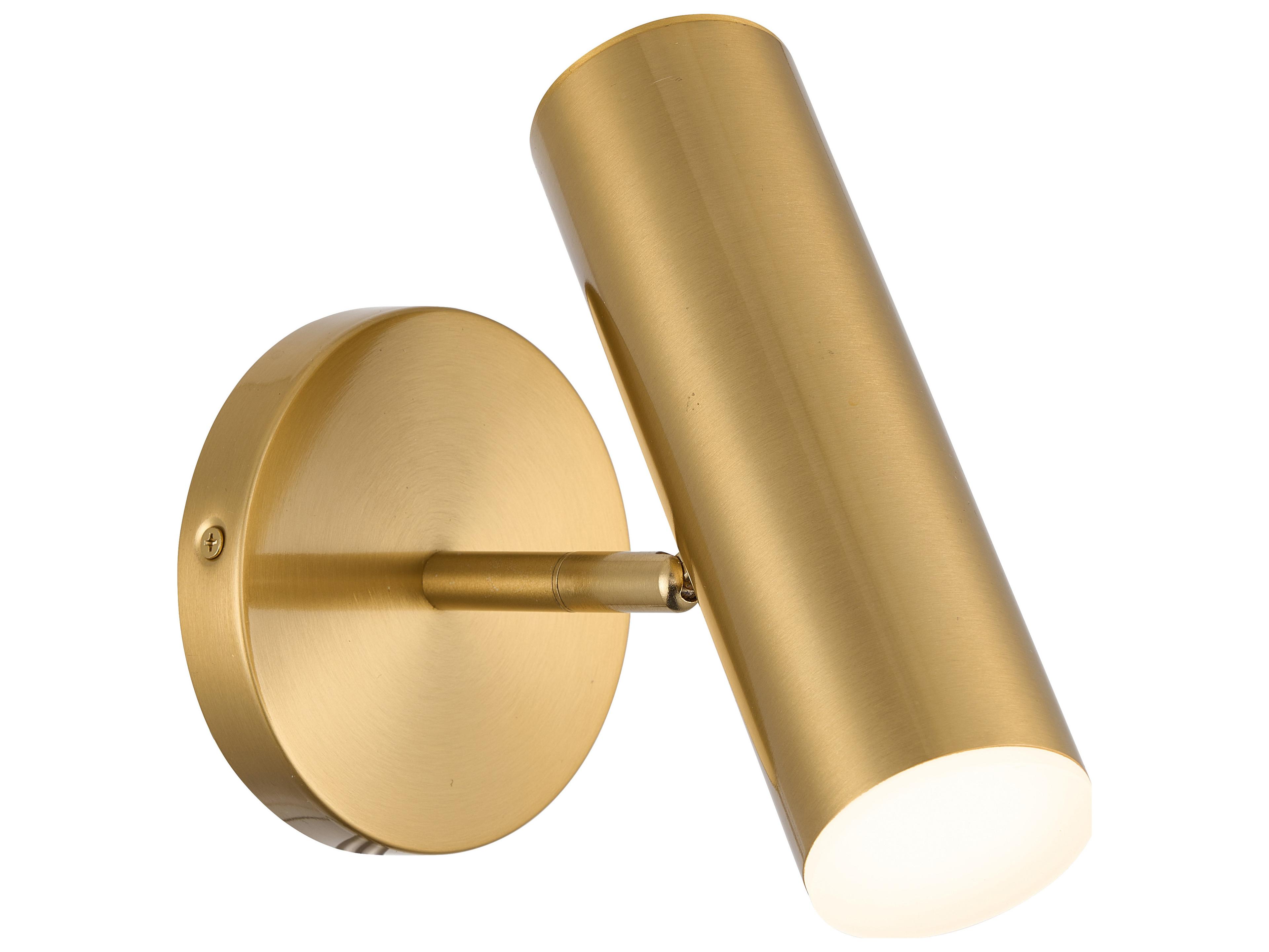 Dainolite Constance 1-Light Aged Brass Wall Sconce