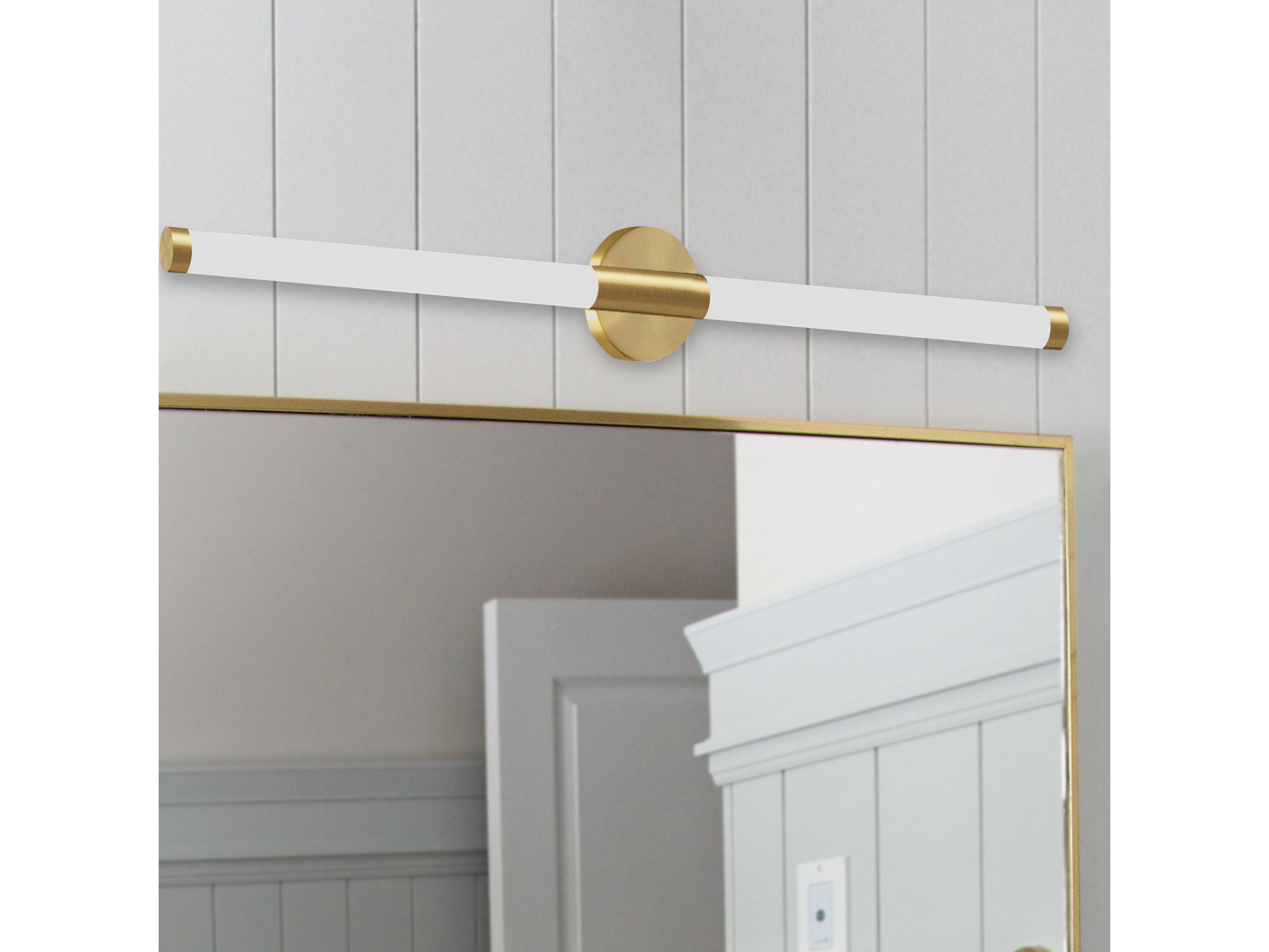 Dainolite Corvette 1-Light Aged Brass Wall Sconce