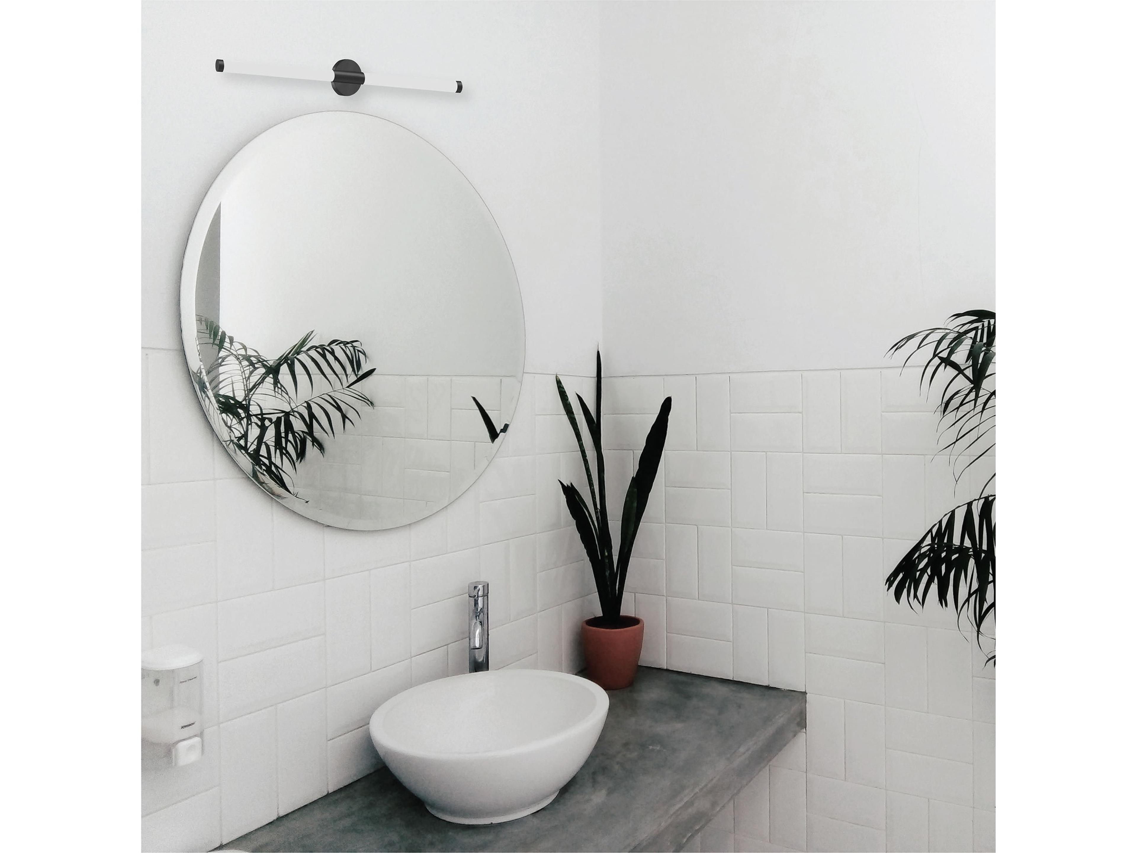 Dainolite Corvette 1-Light Matte Black Wall Sconce