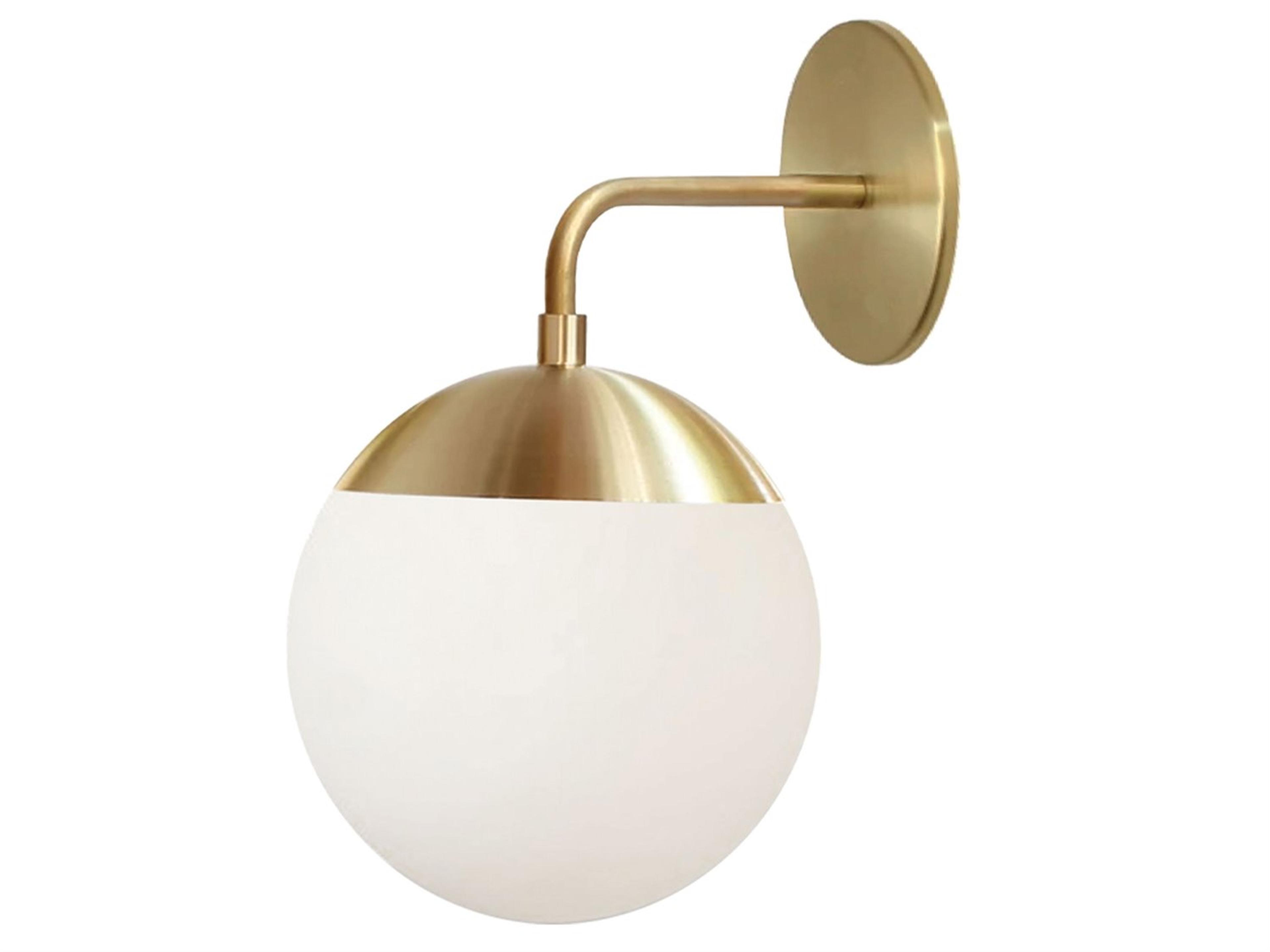 Dainolite Dayana 1-Light Aged Brass Wall Sconce