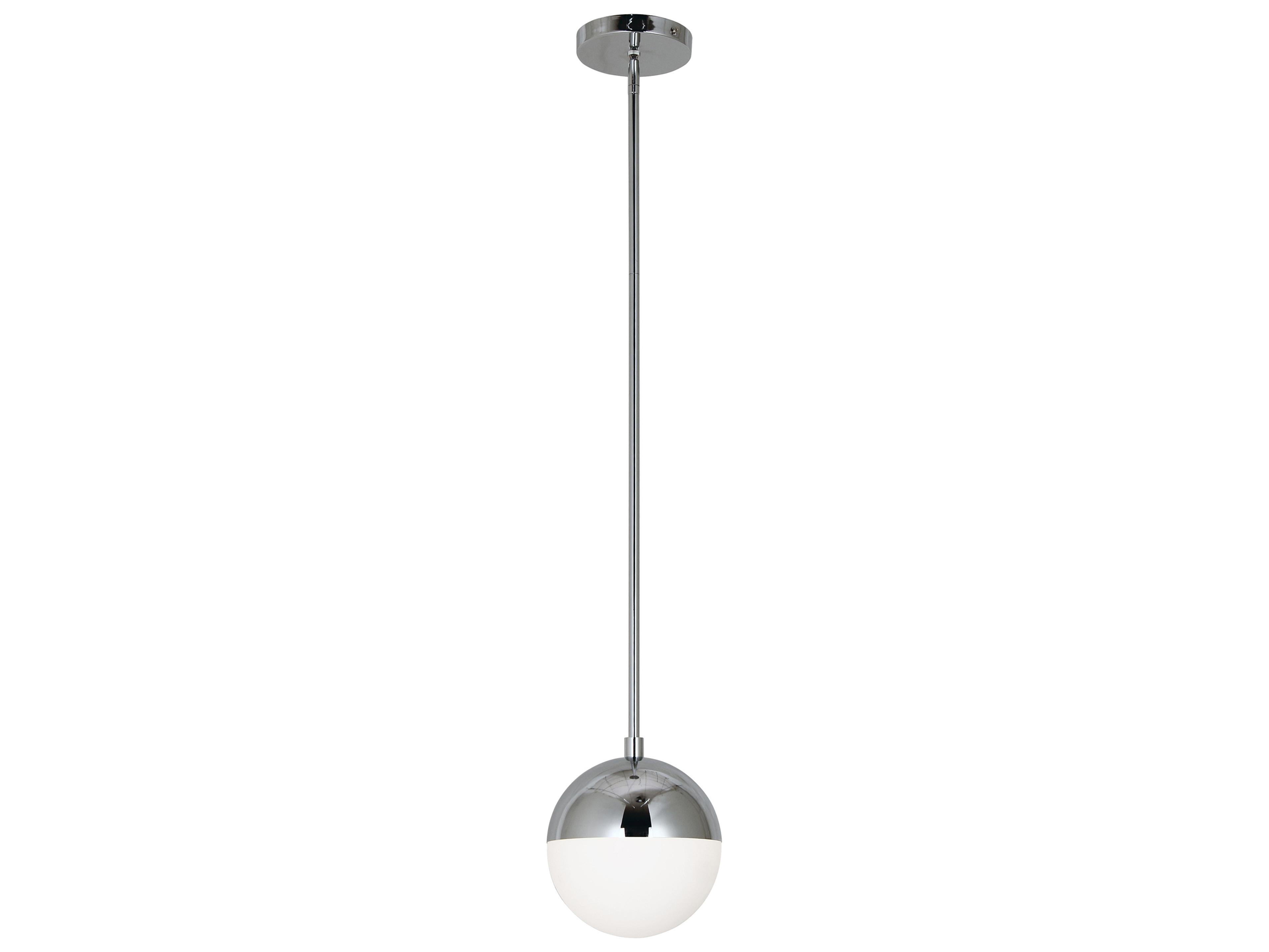 Dayana 1-Light Polished Chrome Globe Mini Pendant