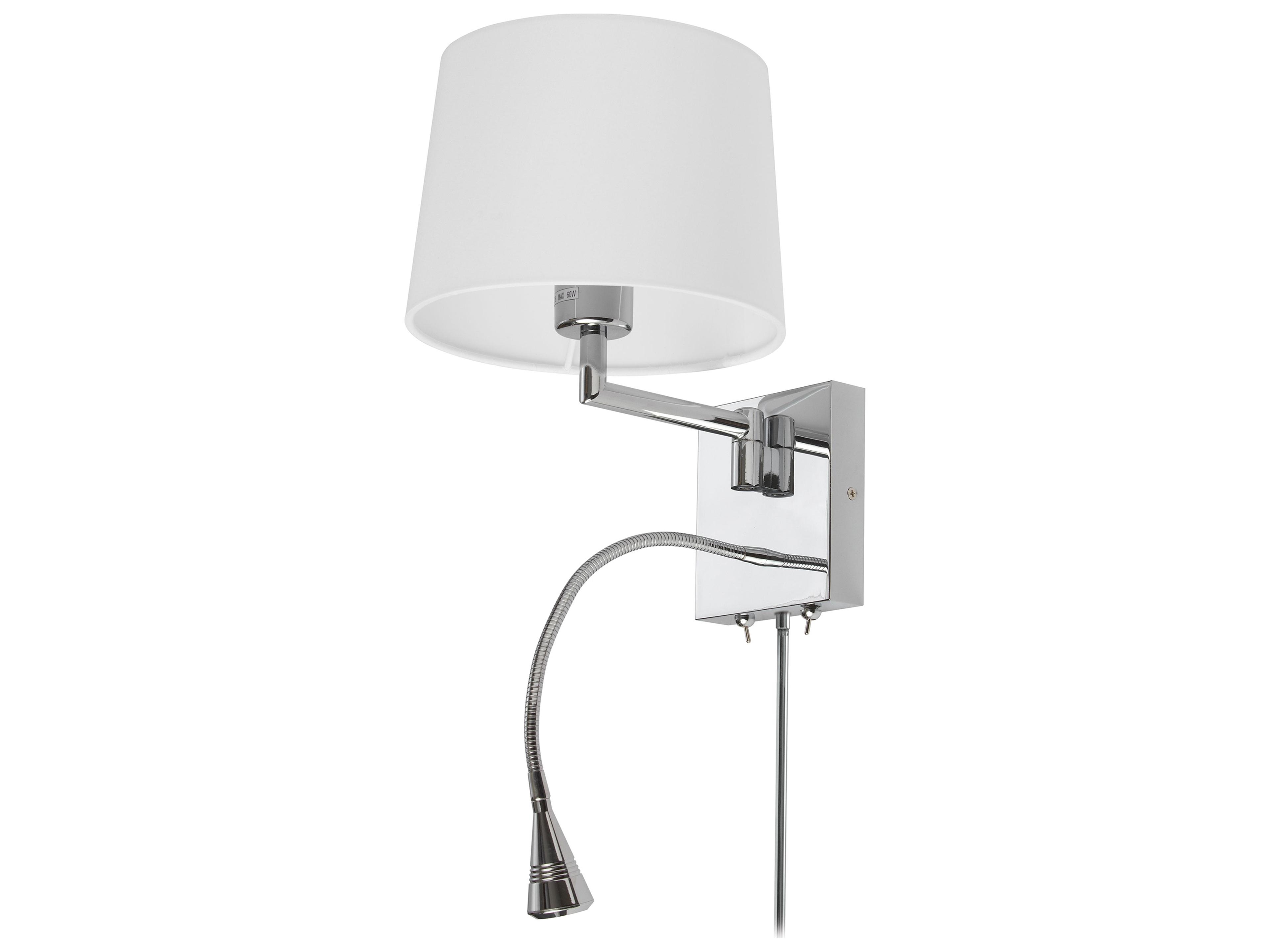 2-Light Polished Chrome Wall Sconce