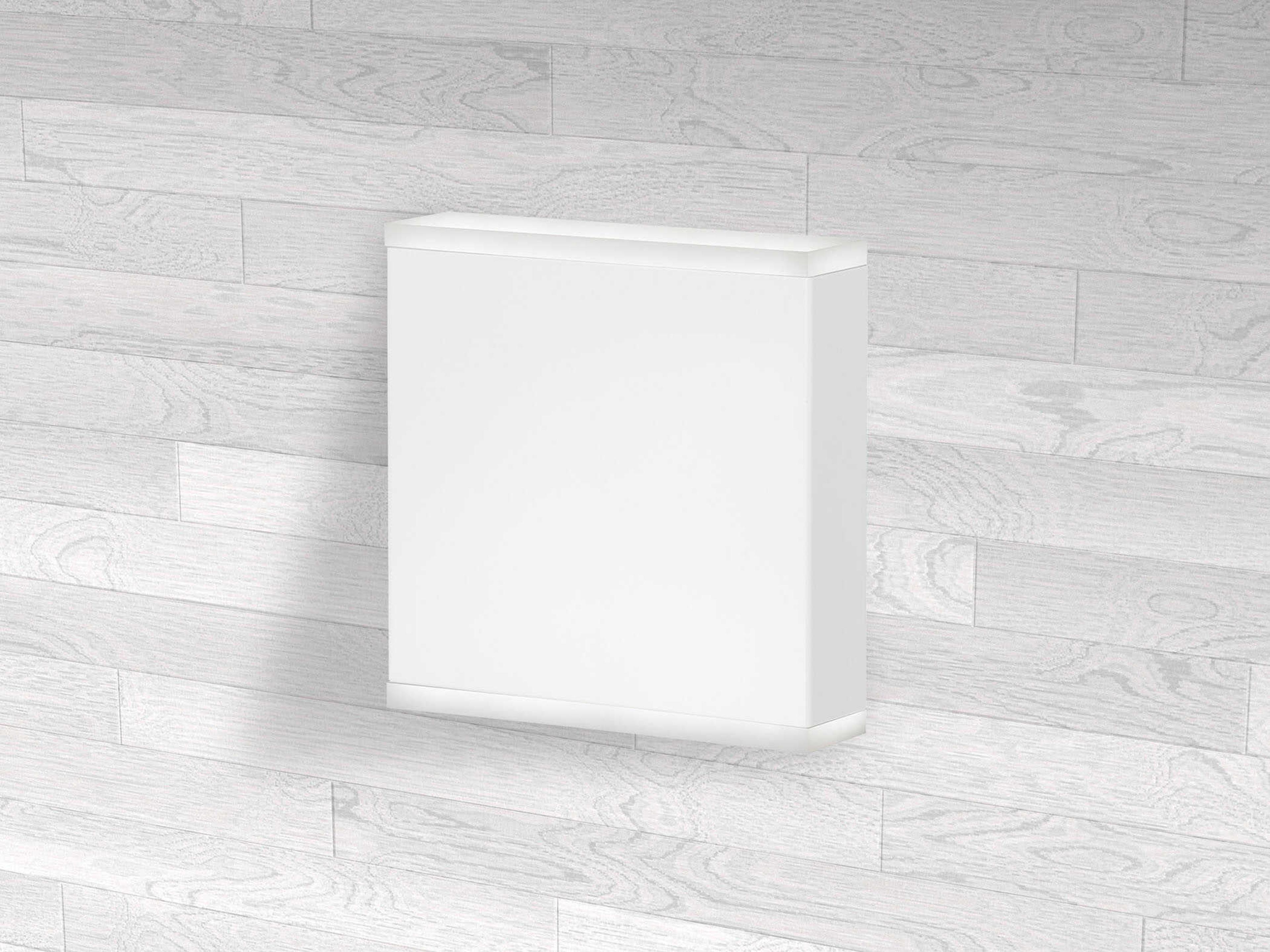 Dainolite Emery 2-Light Matte White Wall Sconce