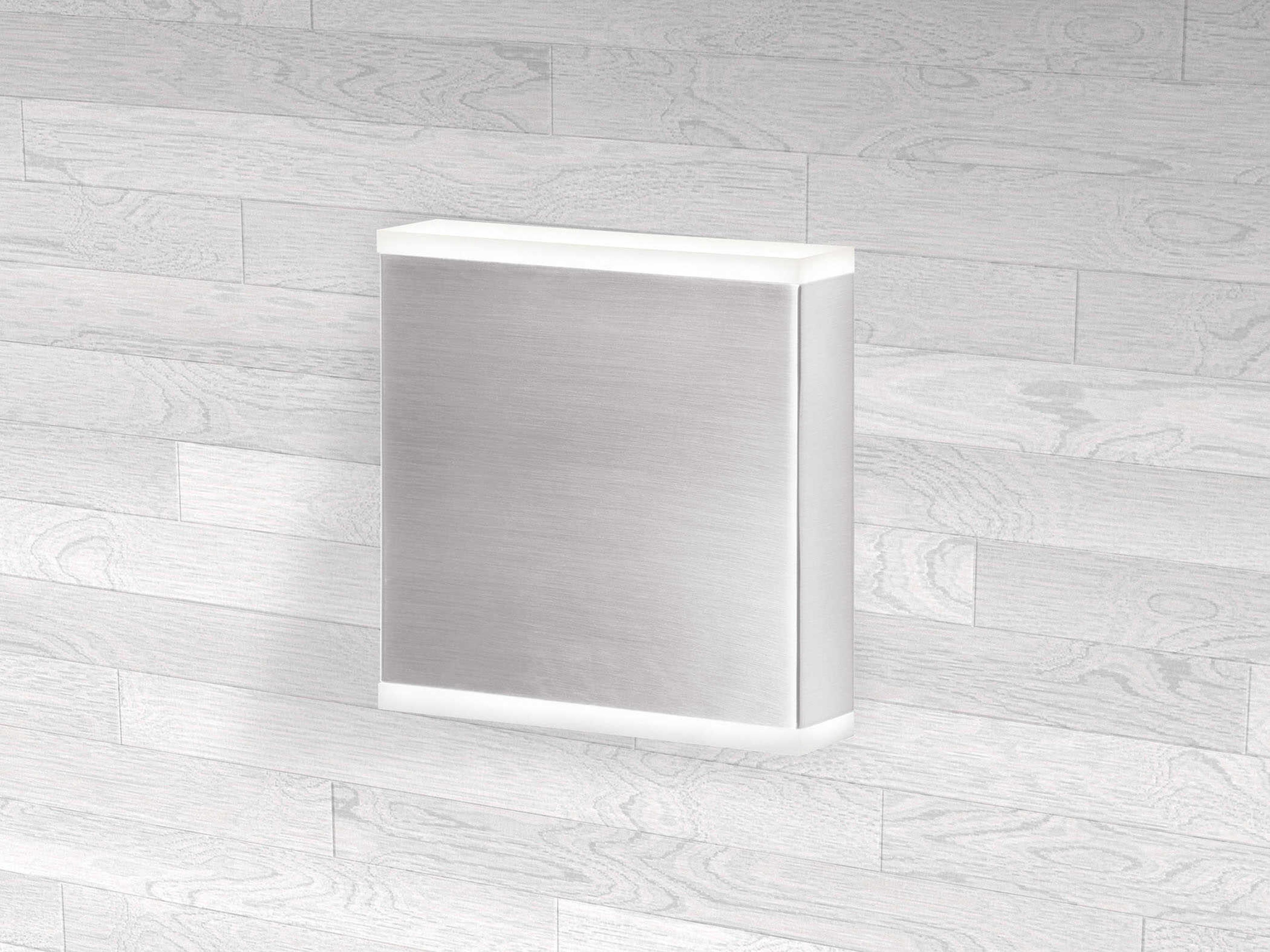 Dainolite Emery 2-Light Satin Chrome Wall Sconce