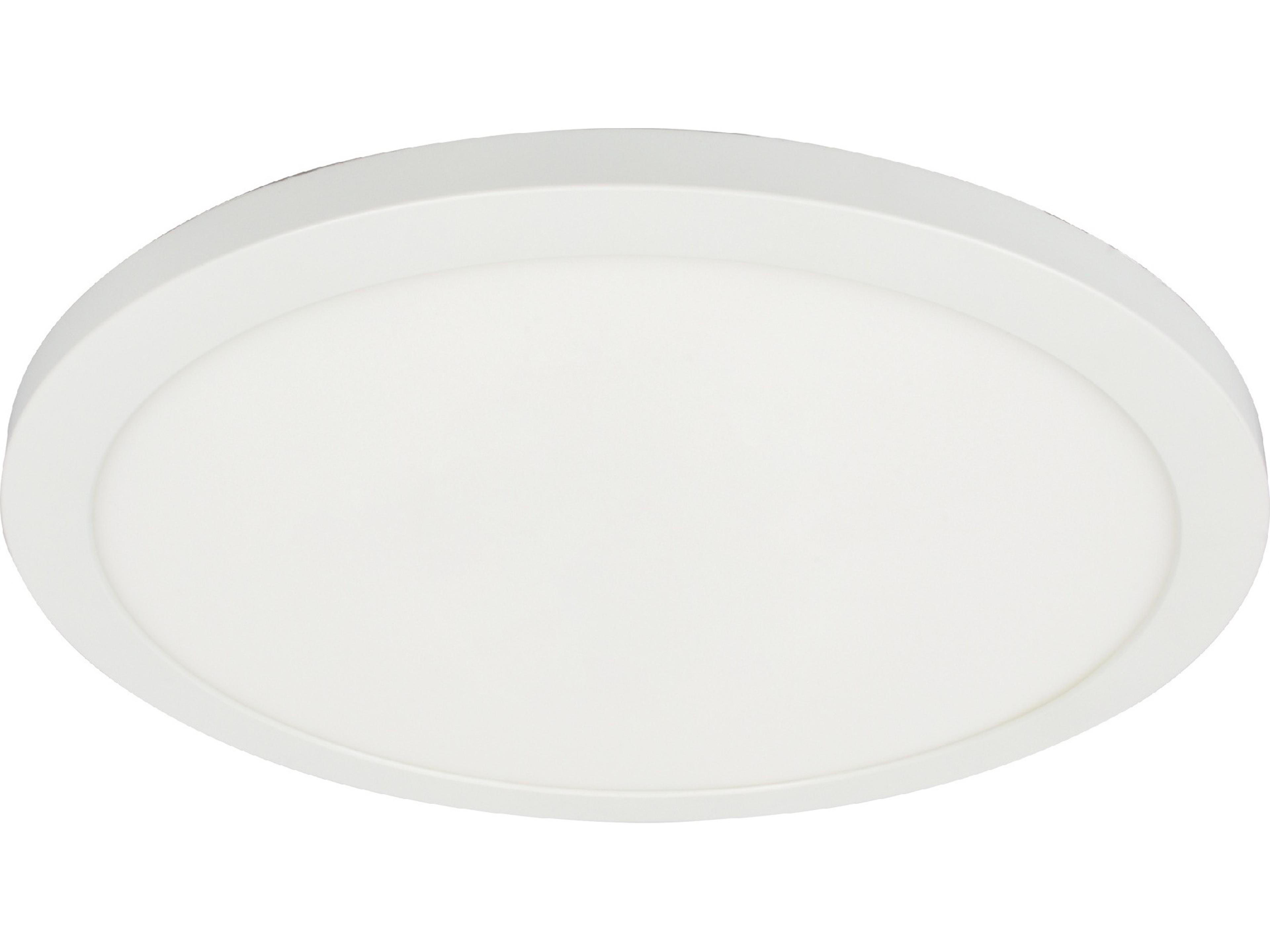 Franchesa 1-Light Matte White Round Flush Mount