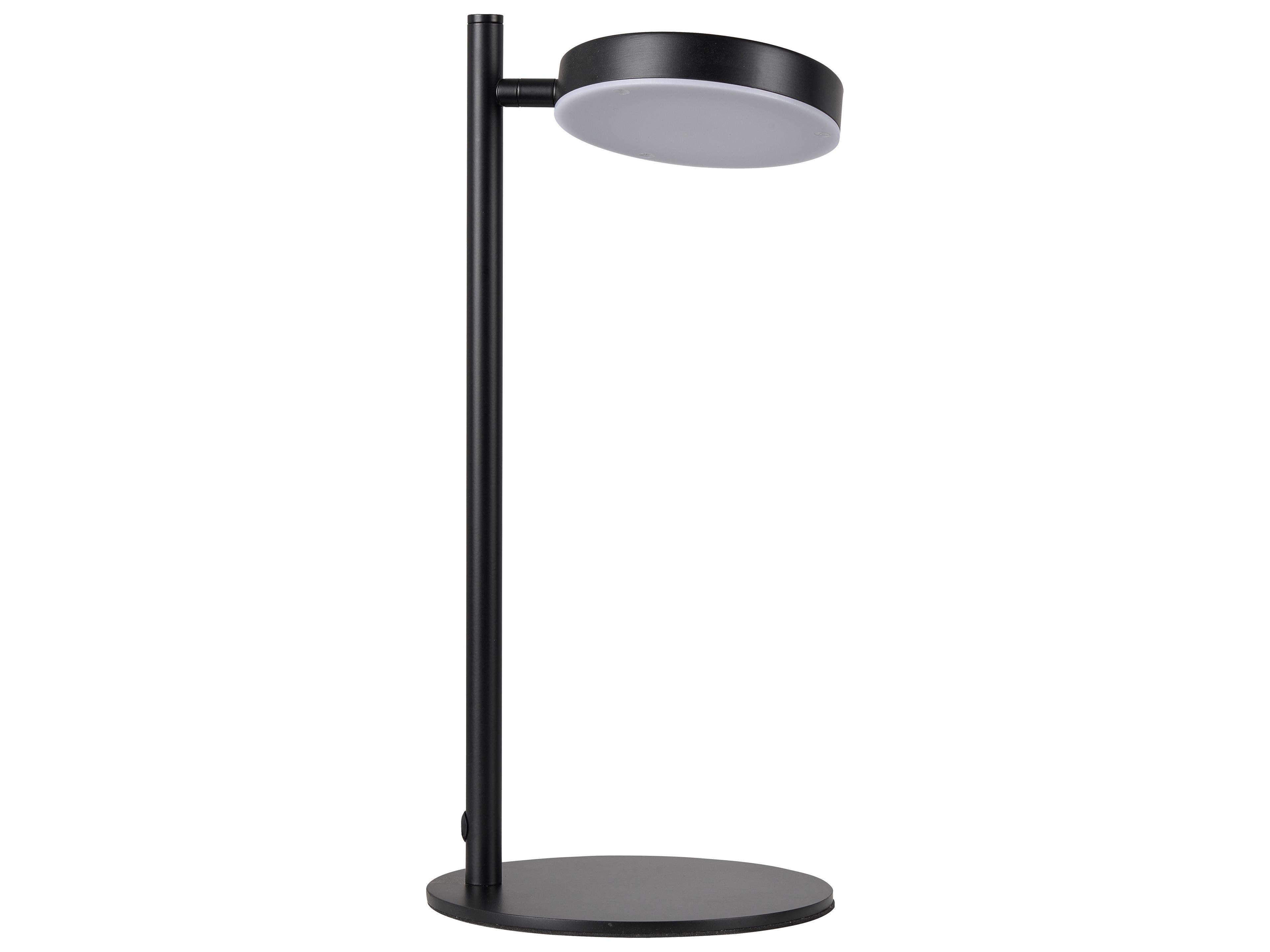 Fia Matte Black White Acrylic Table Lamp