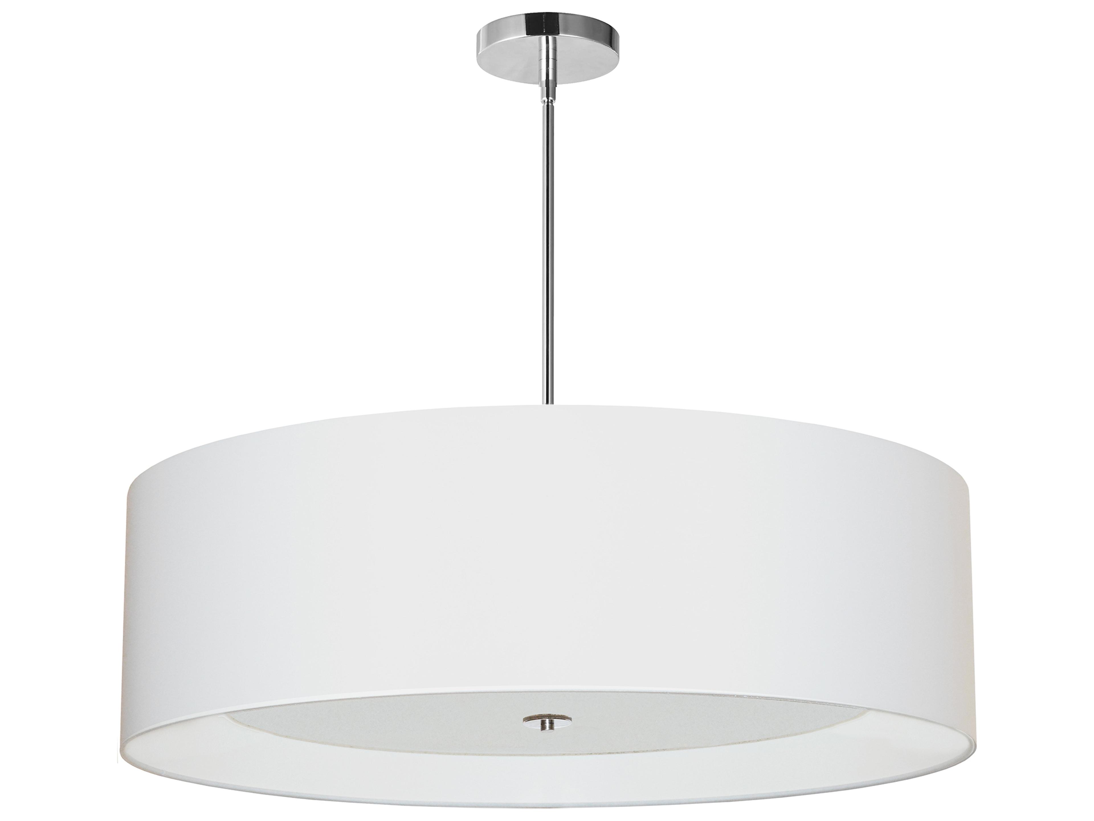Helena 4-Light Polished Chrome White Pendant
