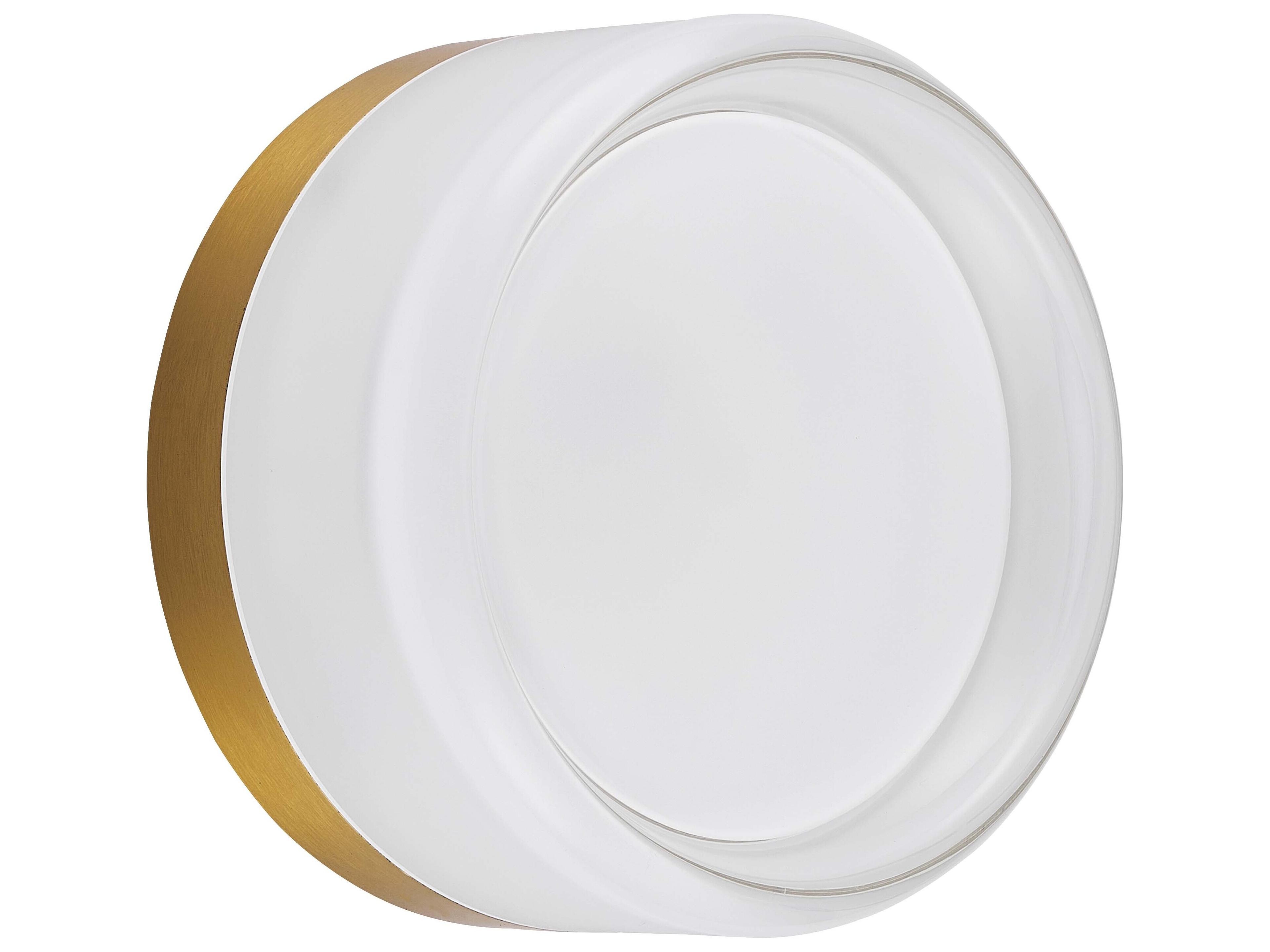 Dainolite Lucia 1-Light Aged Brass Wall Sconce