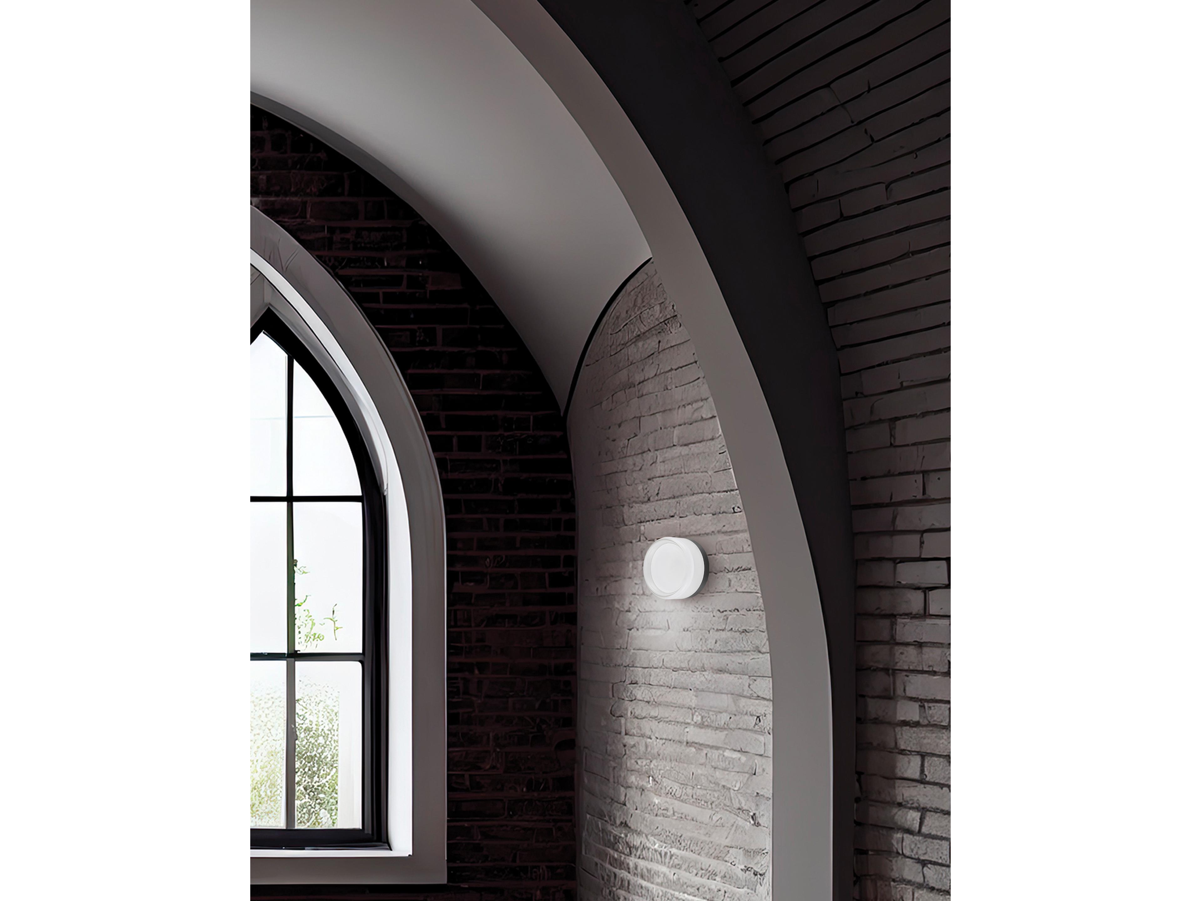 Dainolite Lucia 1-Light Matte Black Wall Sconce