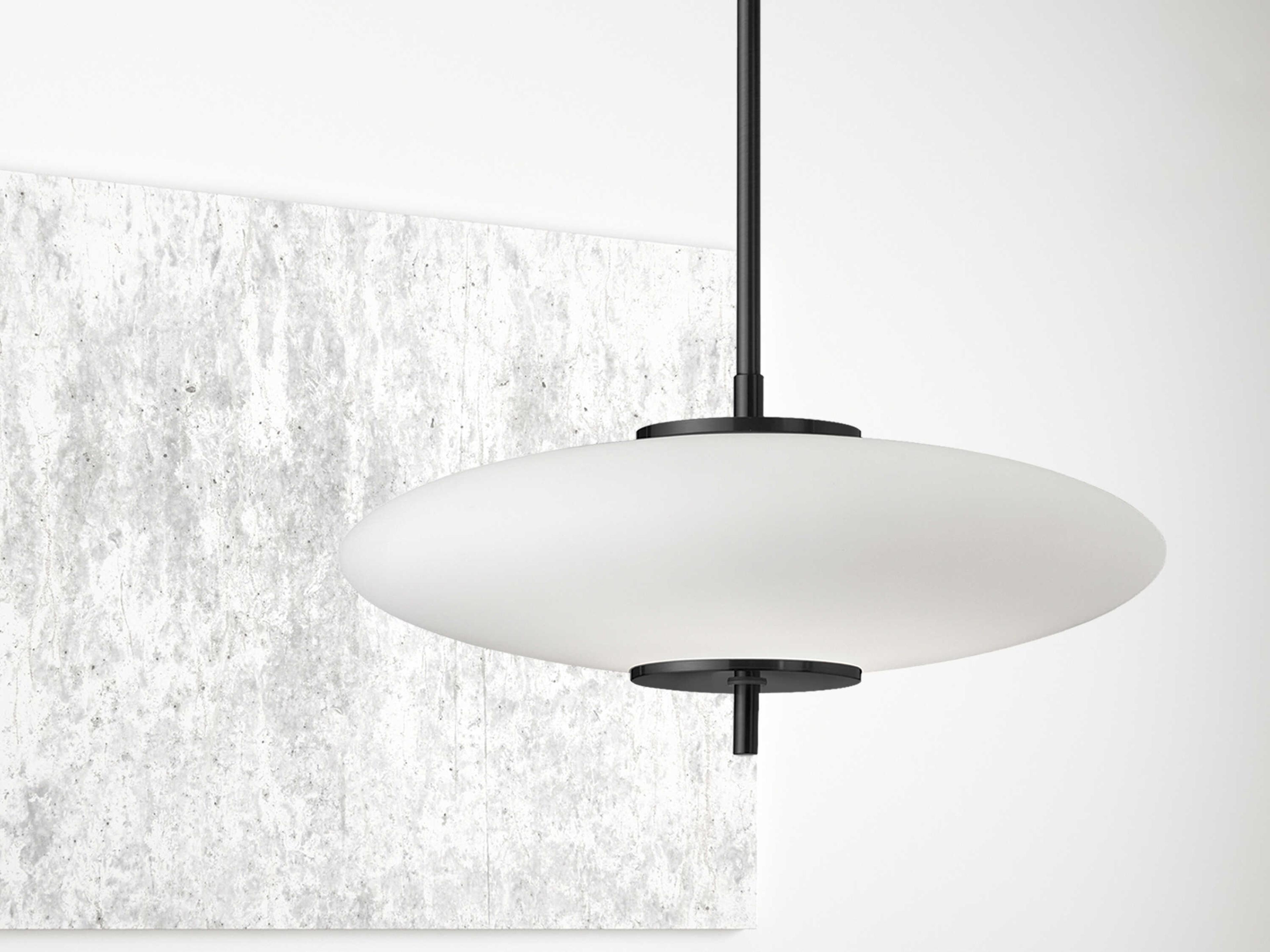Dainolite Maddie 1-Light Matte Black Pendant