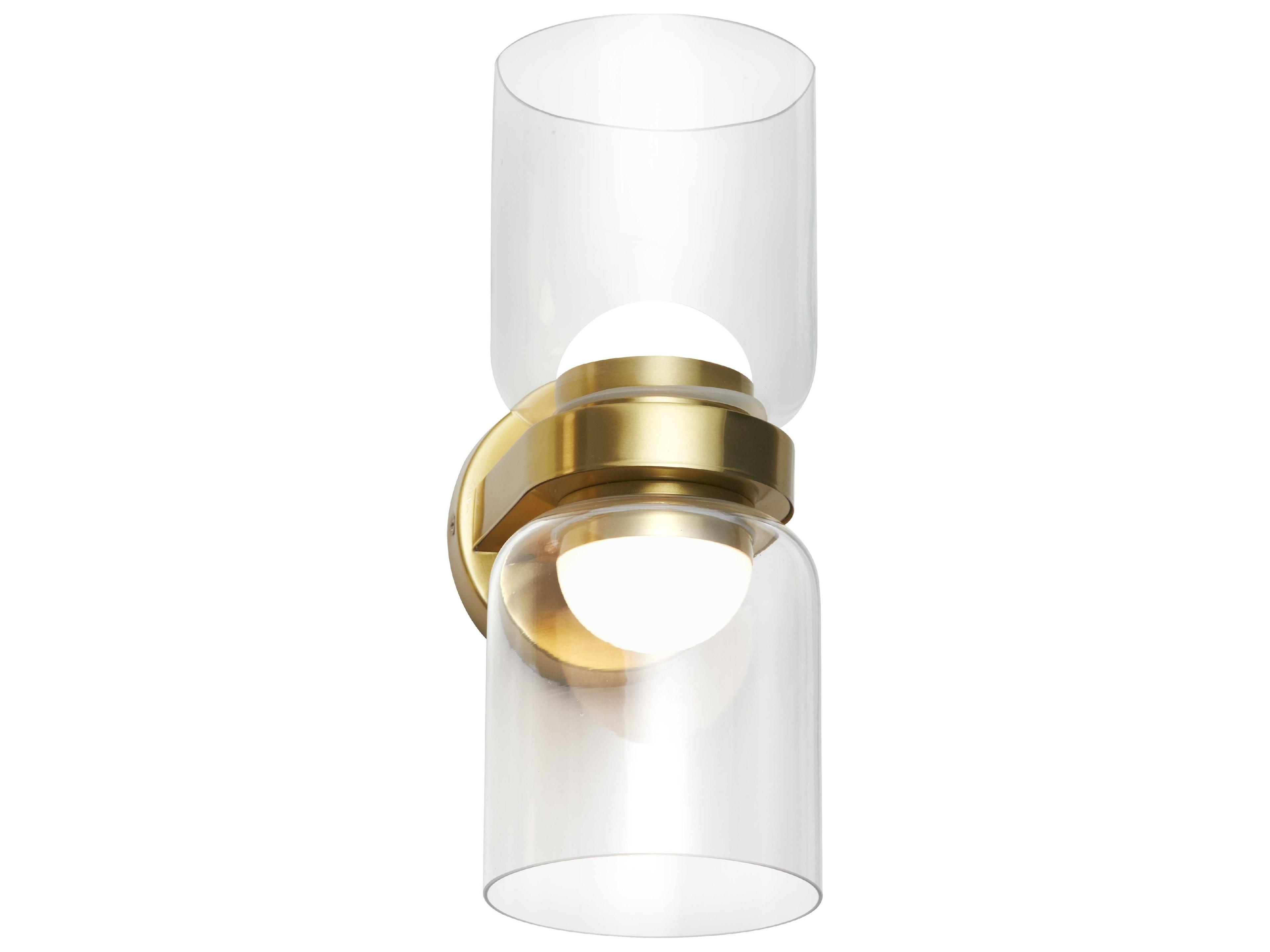 Nadine 2-Light Aged Brass Wall Sconce