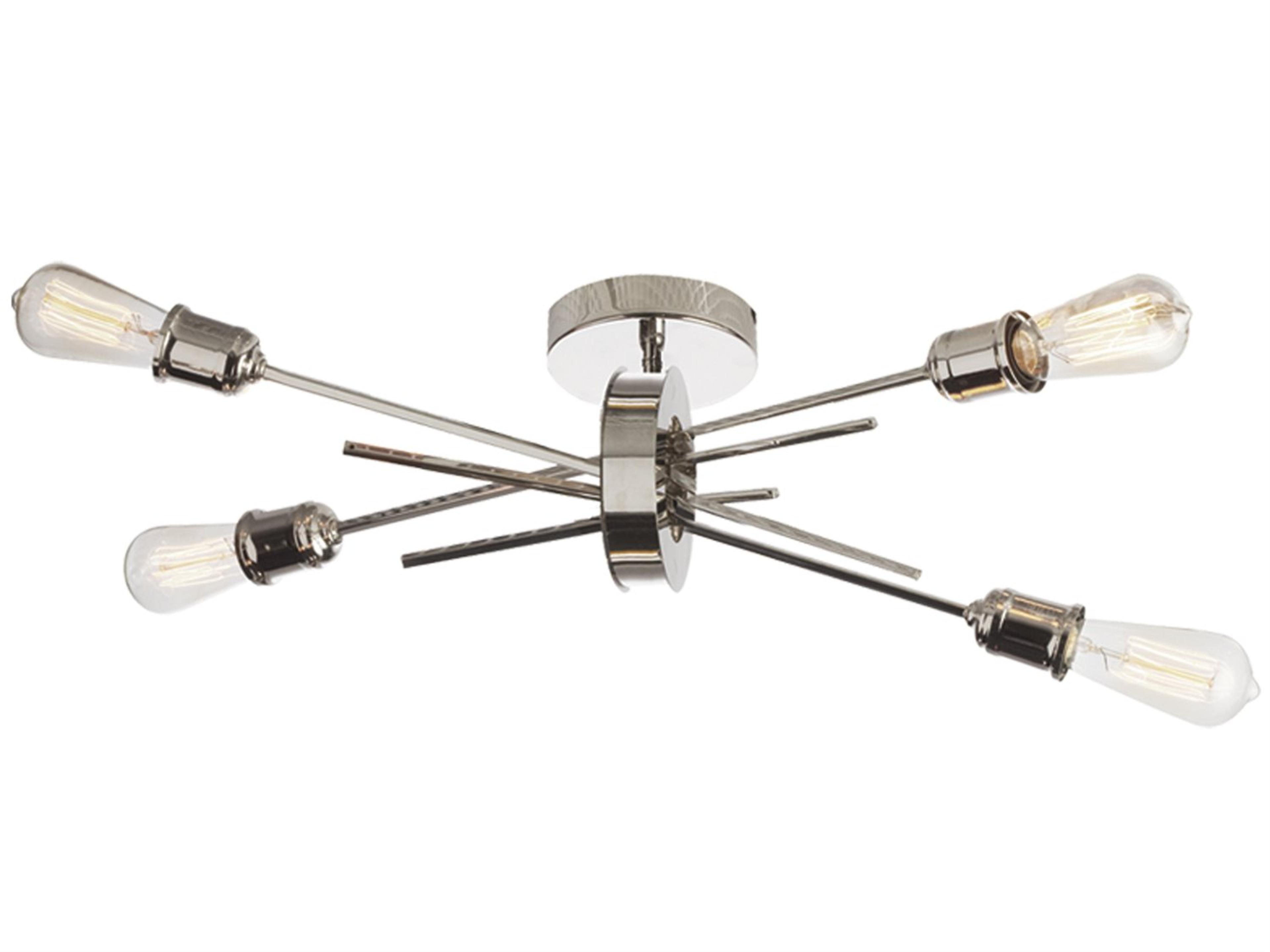 Dainolite Nebraska 4-Light Burnished Chrome Wall Sconce