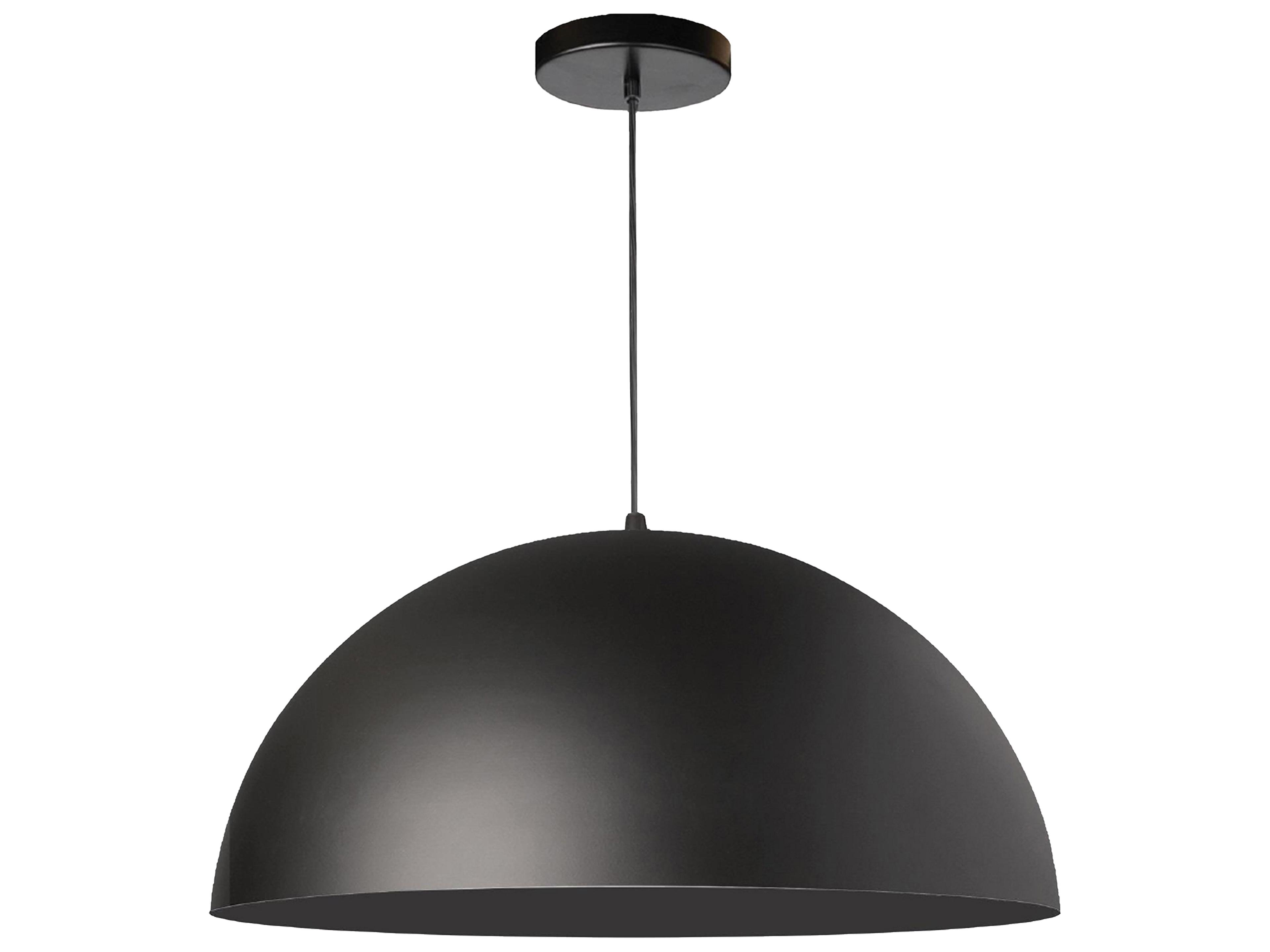Ofelia Pendant Light Matte Black Modern Dome