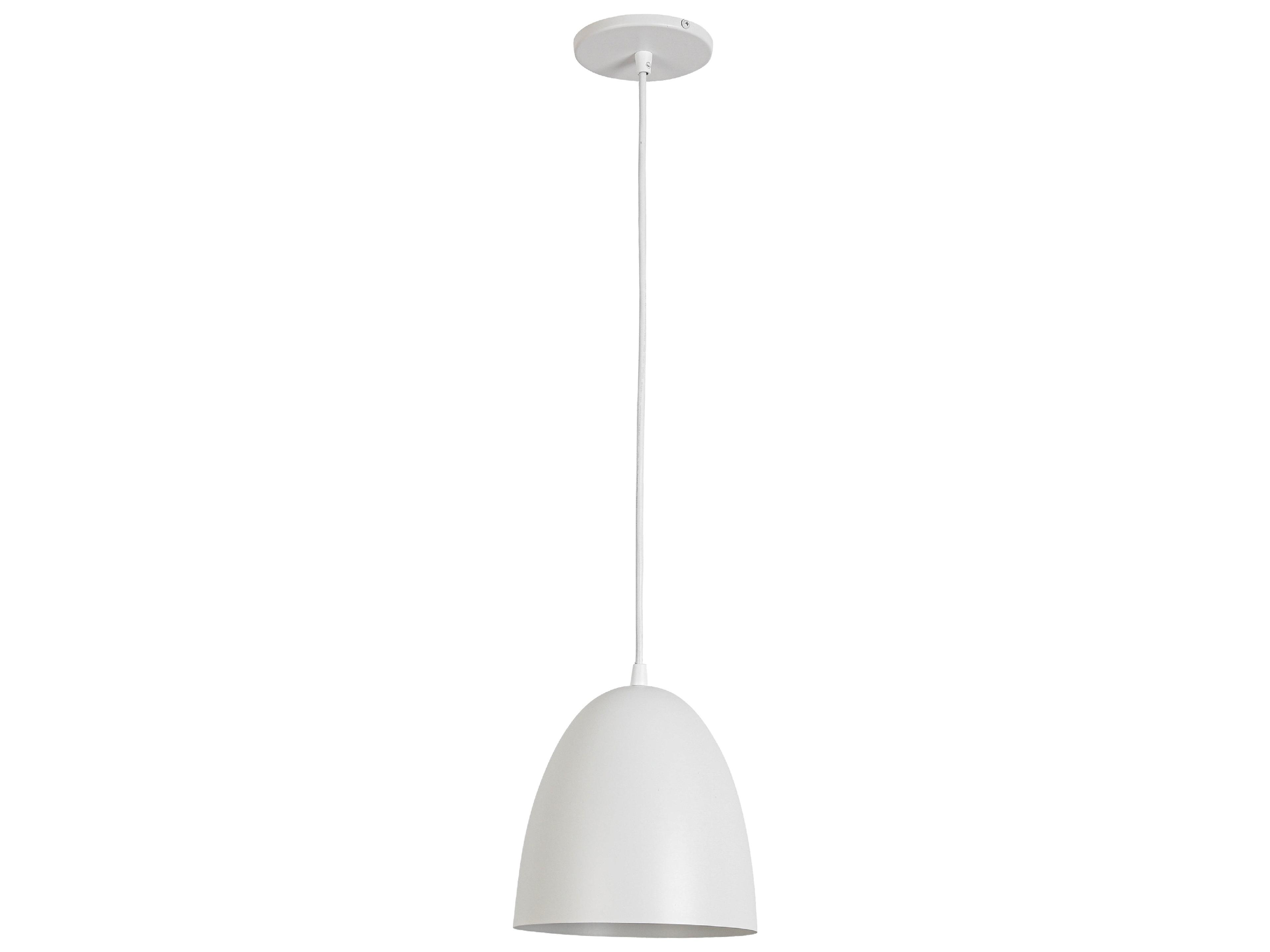 Ofelia 1-Light Matte White Dome Mini Pendant