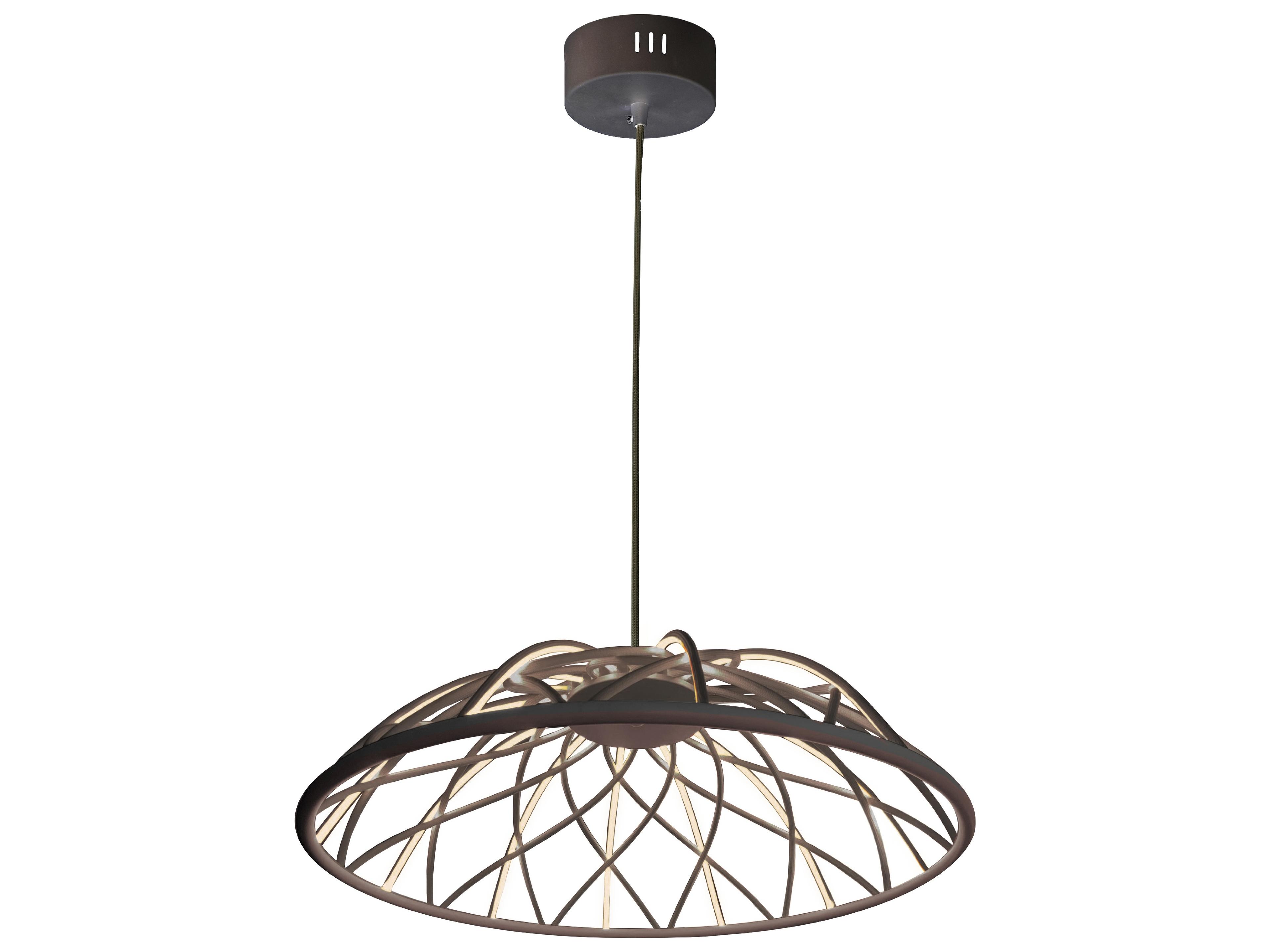 Pakuna 1-Light Matte Black Dome Pendant