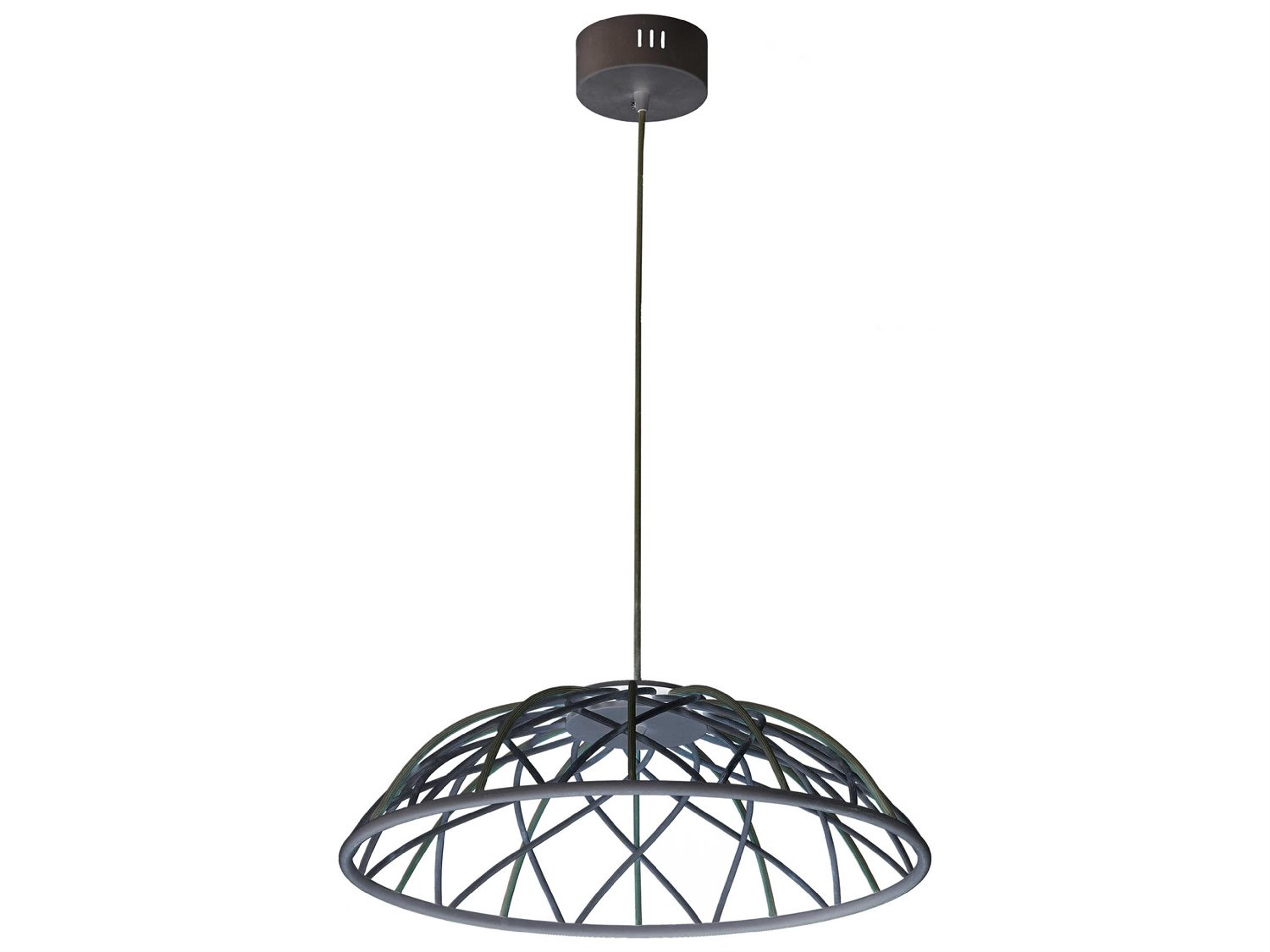 Dainolite Pakuna 1-Light Matte Black Dome Pendant