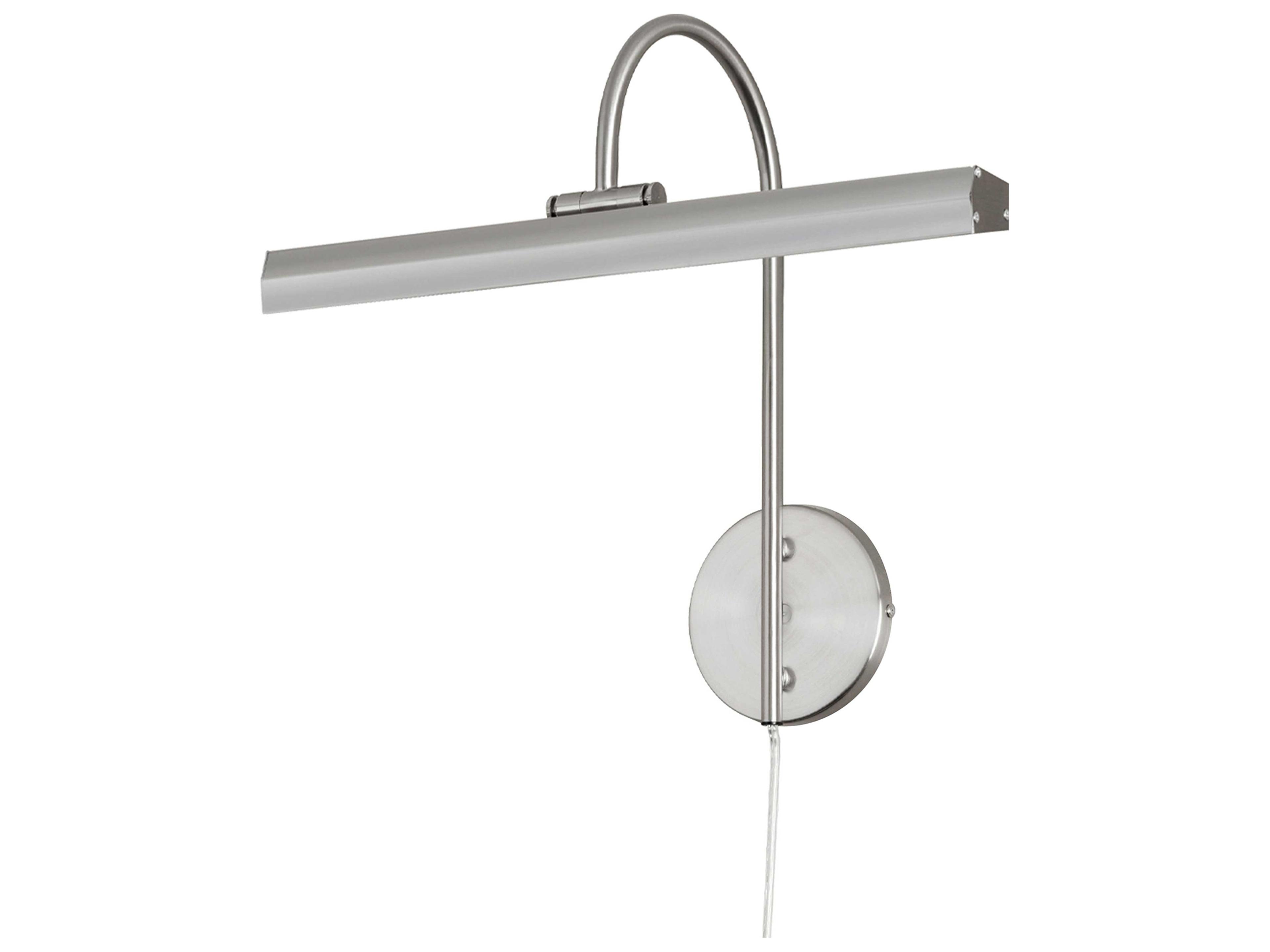 Display Exhibit 2-Light Satin Chrome Picture Light