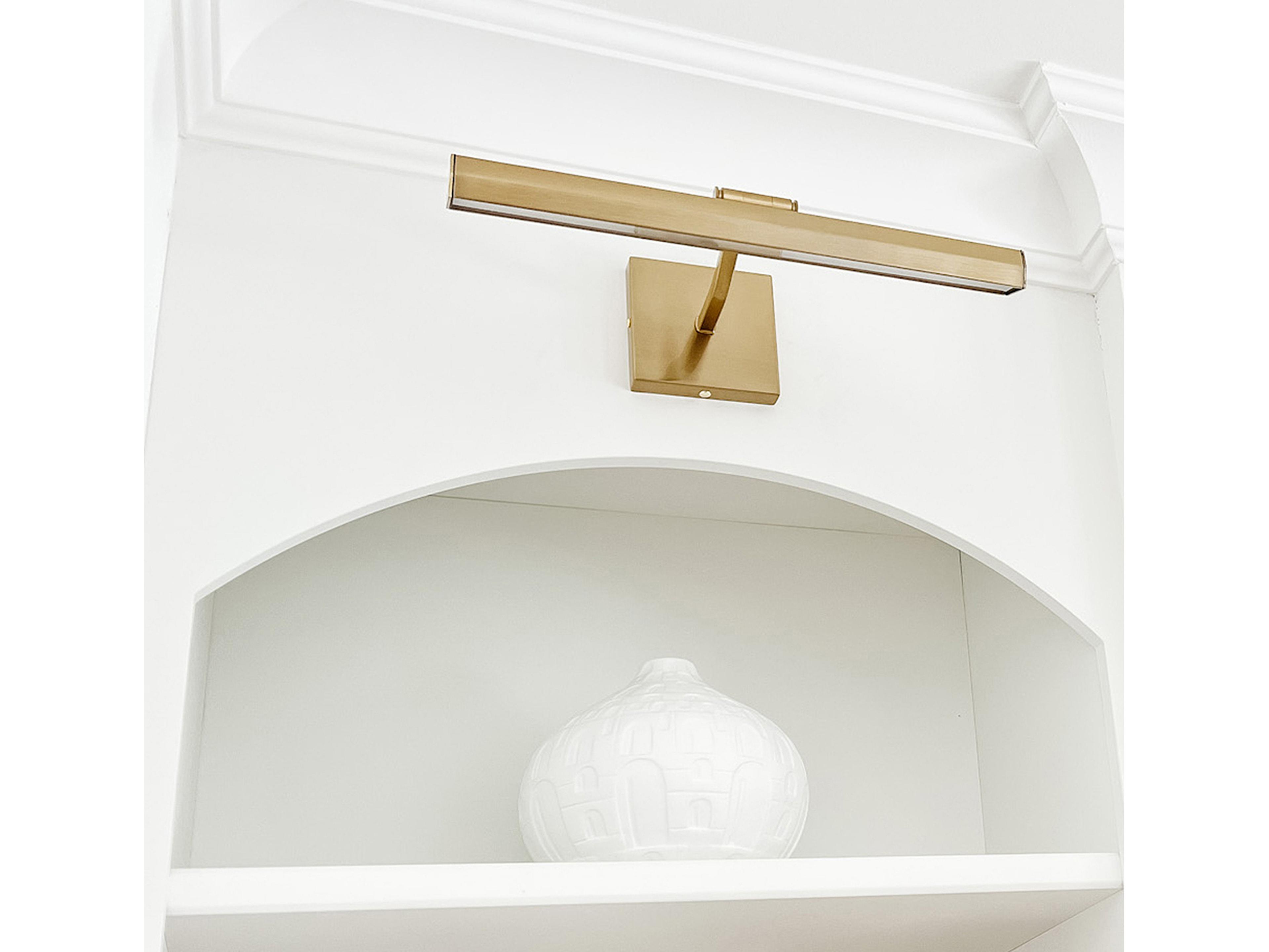 Dainolite Leonardo 2-Light Aged Brass Picture Light