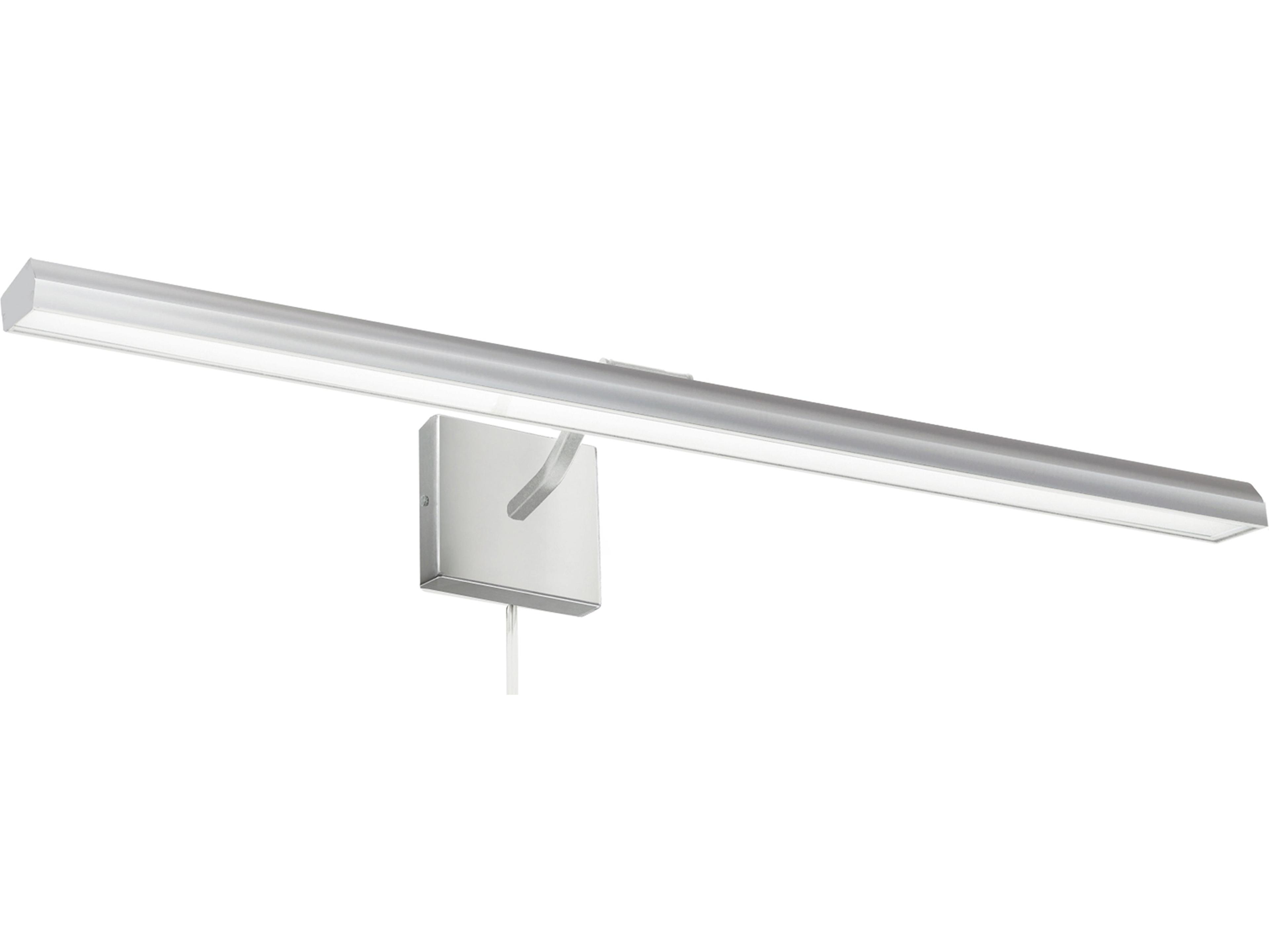 Leonardo 4-Light Satin Chrome Picture Light