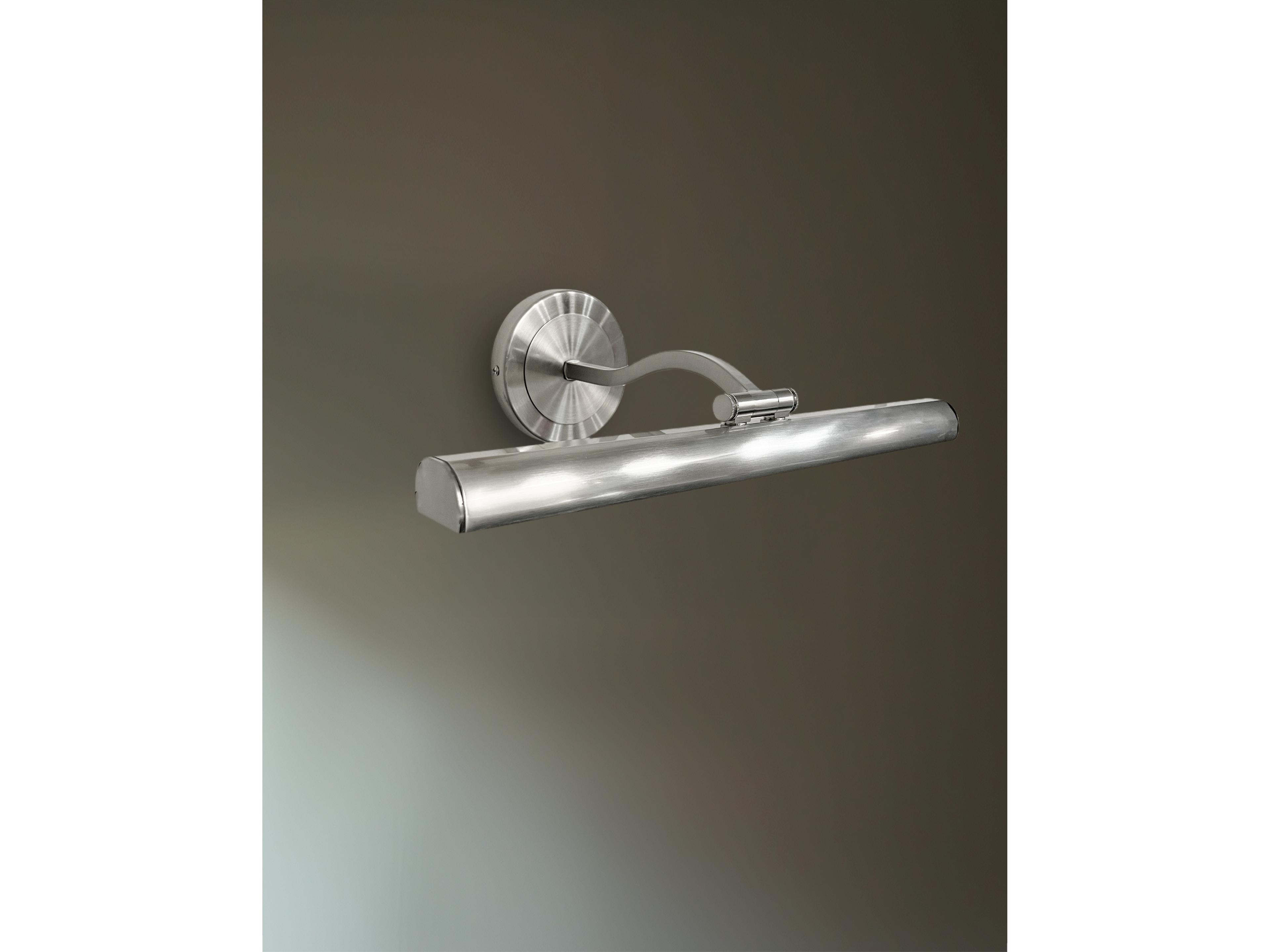 Dainolite Reina 1-Light Satin Chrome Nickel Picture Light