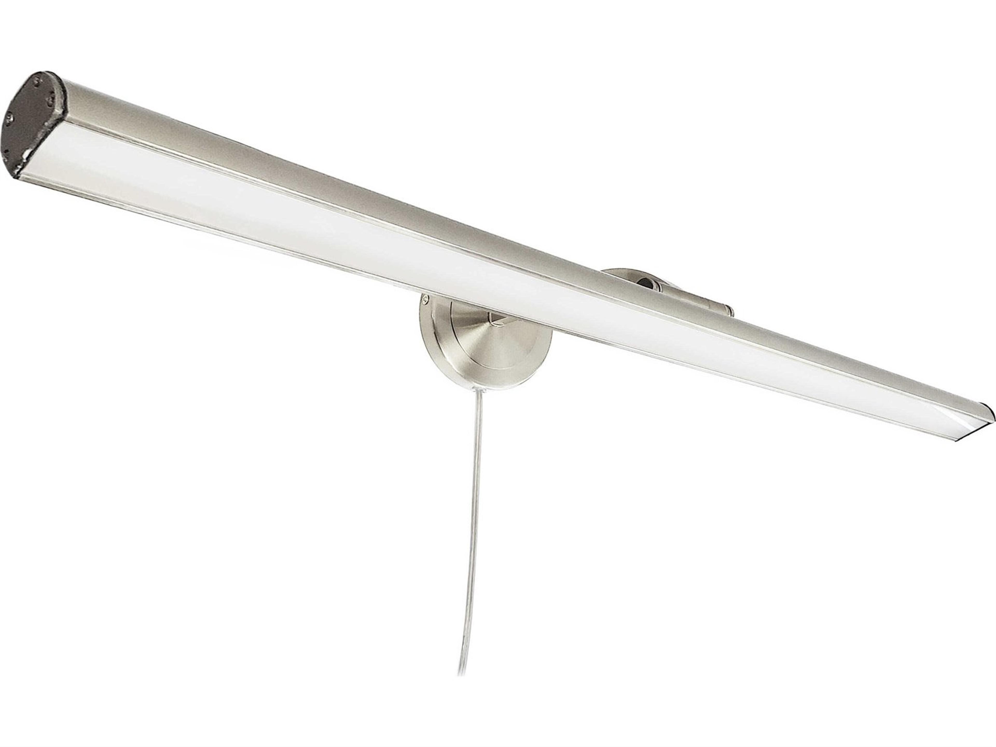 Reina 1-Light Satin Chrome Silver Picture Light