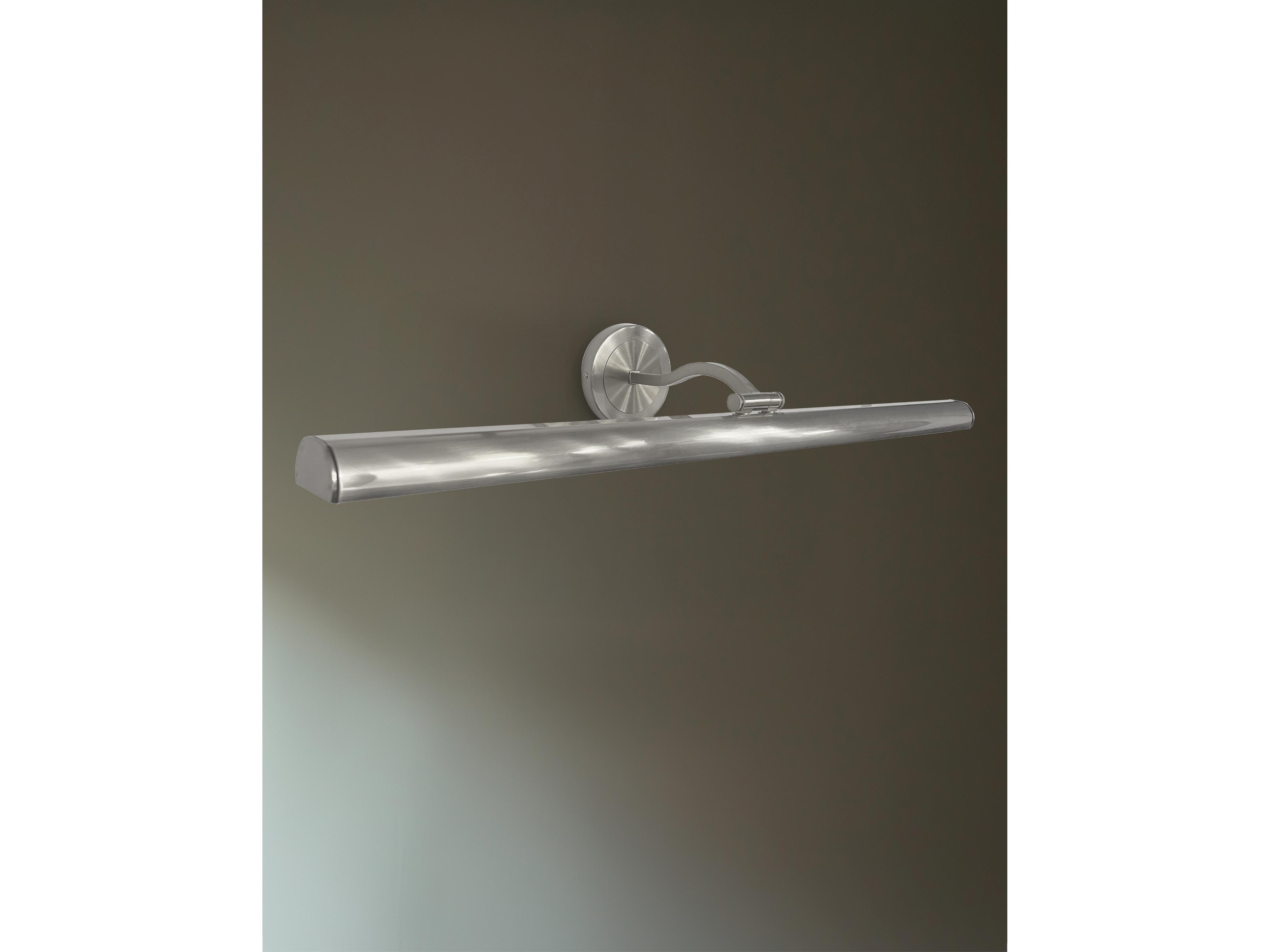 Dainolite Reina 1-Light Satin Chrome Silver Picture Light