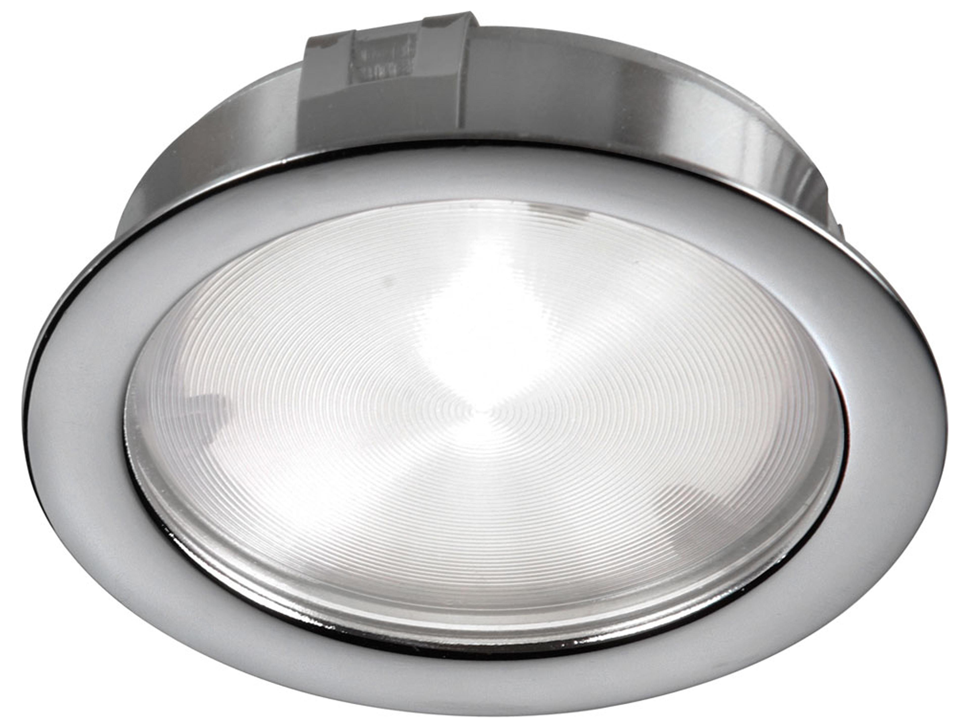 1-Light Satin Nickel Round Recessed Light