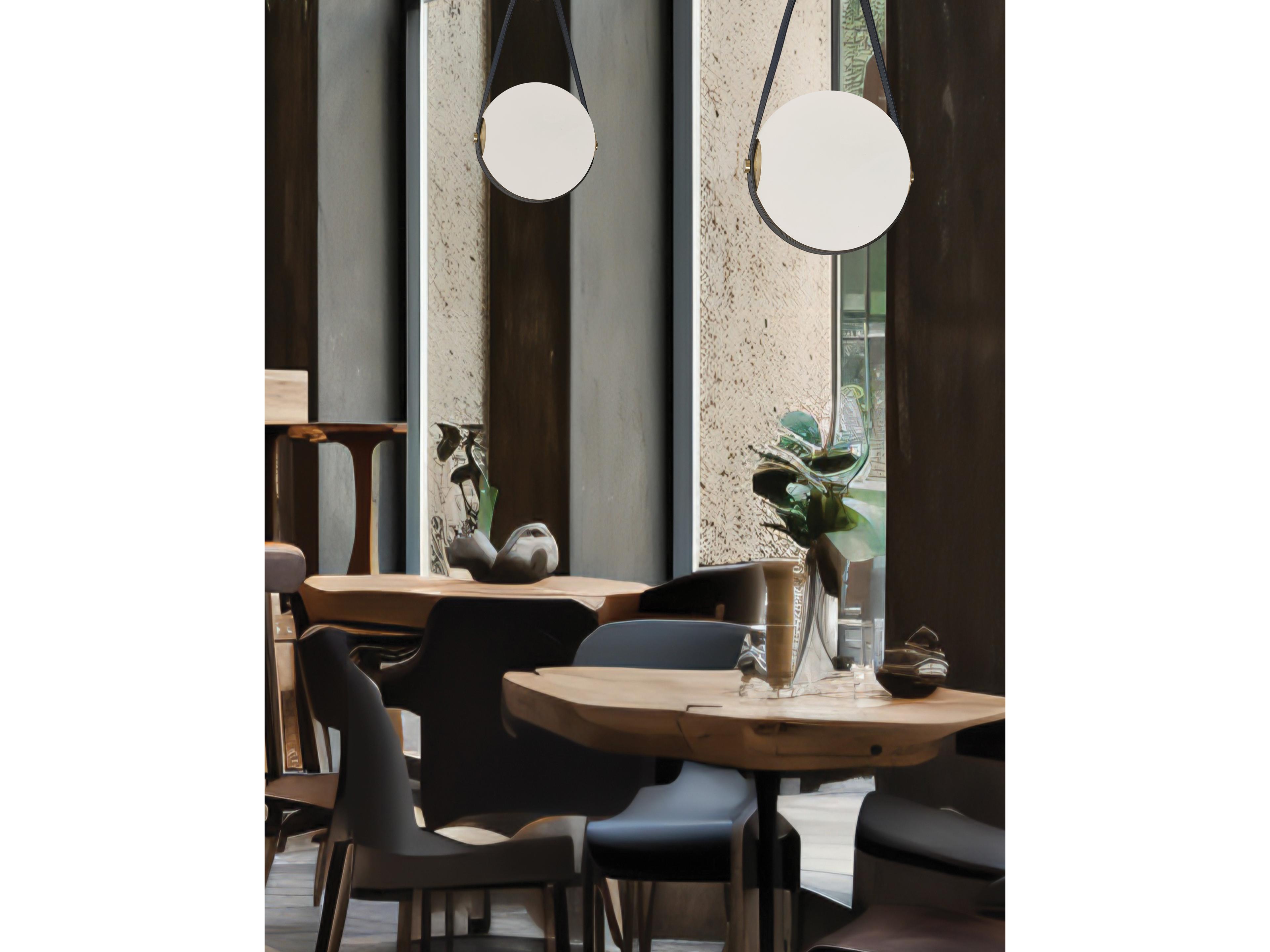 Dainolite Persis 1-Light Aged Brass Globe Mini Pendant