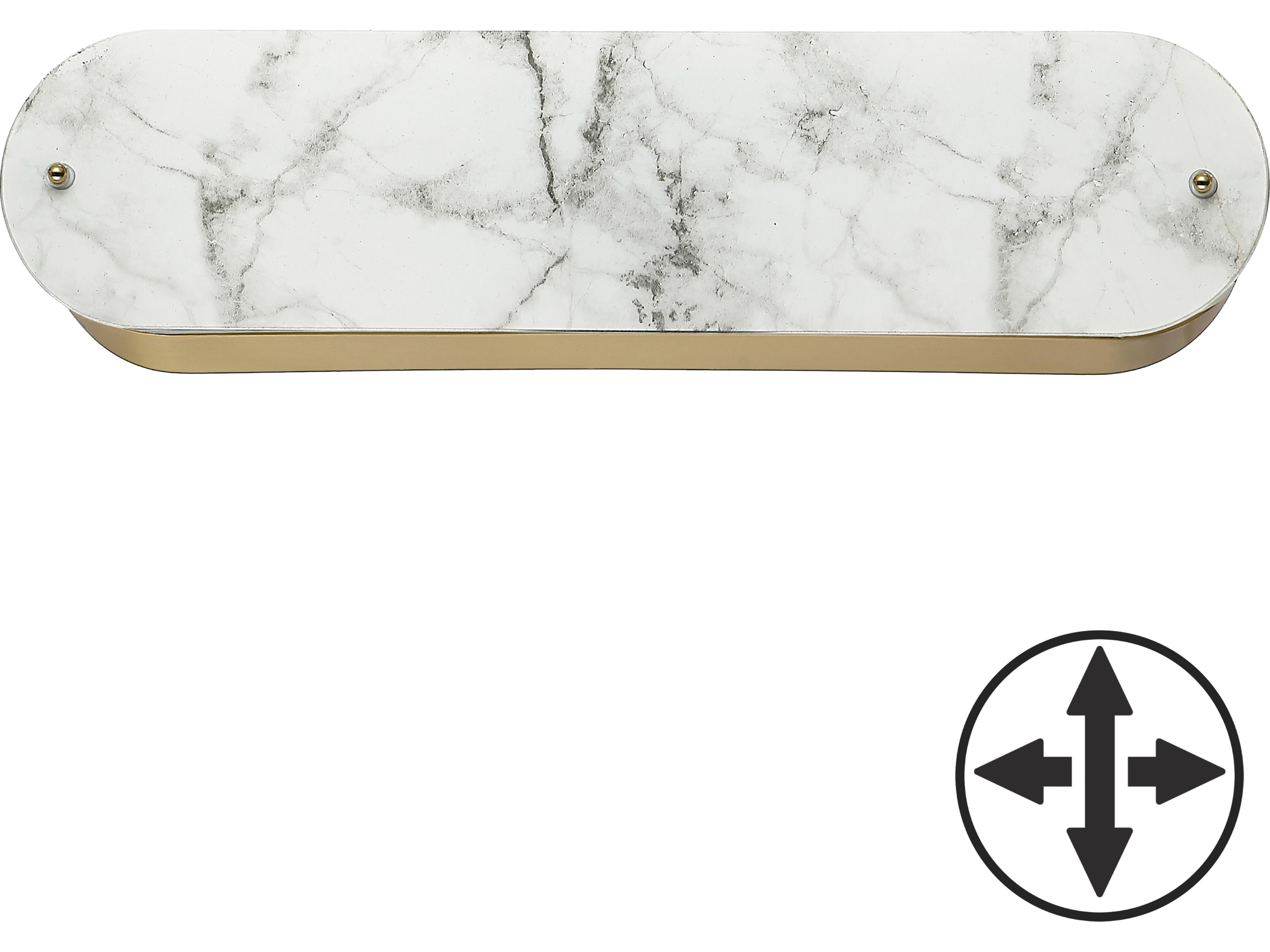 Dainolite Pascal Alabaster Brass Wall Sconce