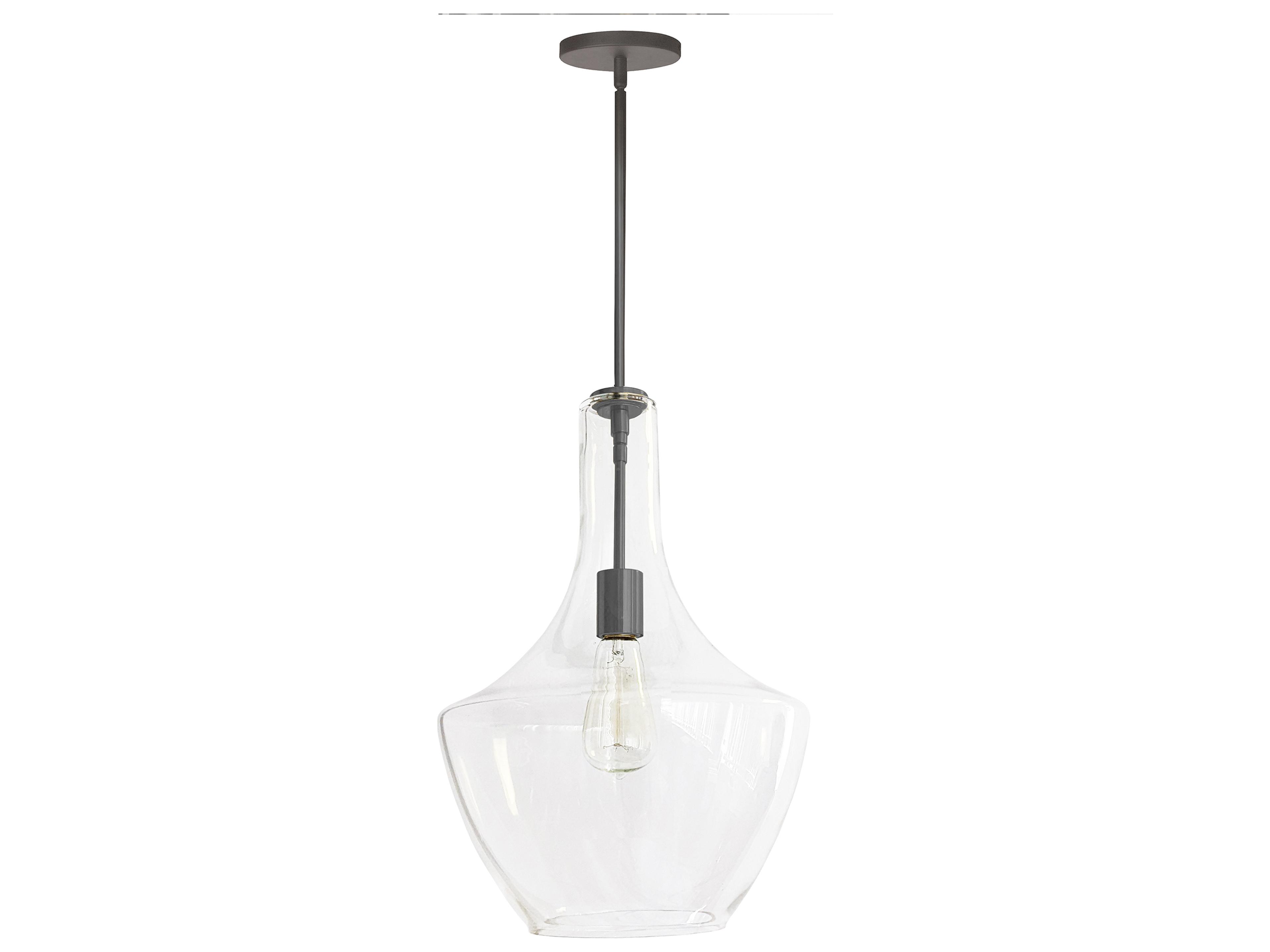 Petalite Pendant Light in Matte Black