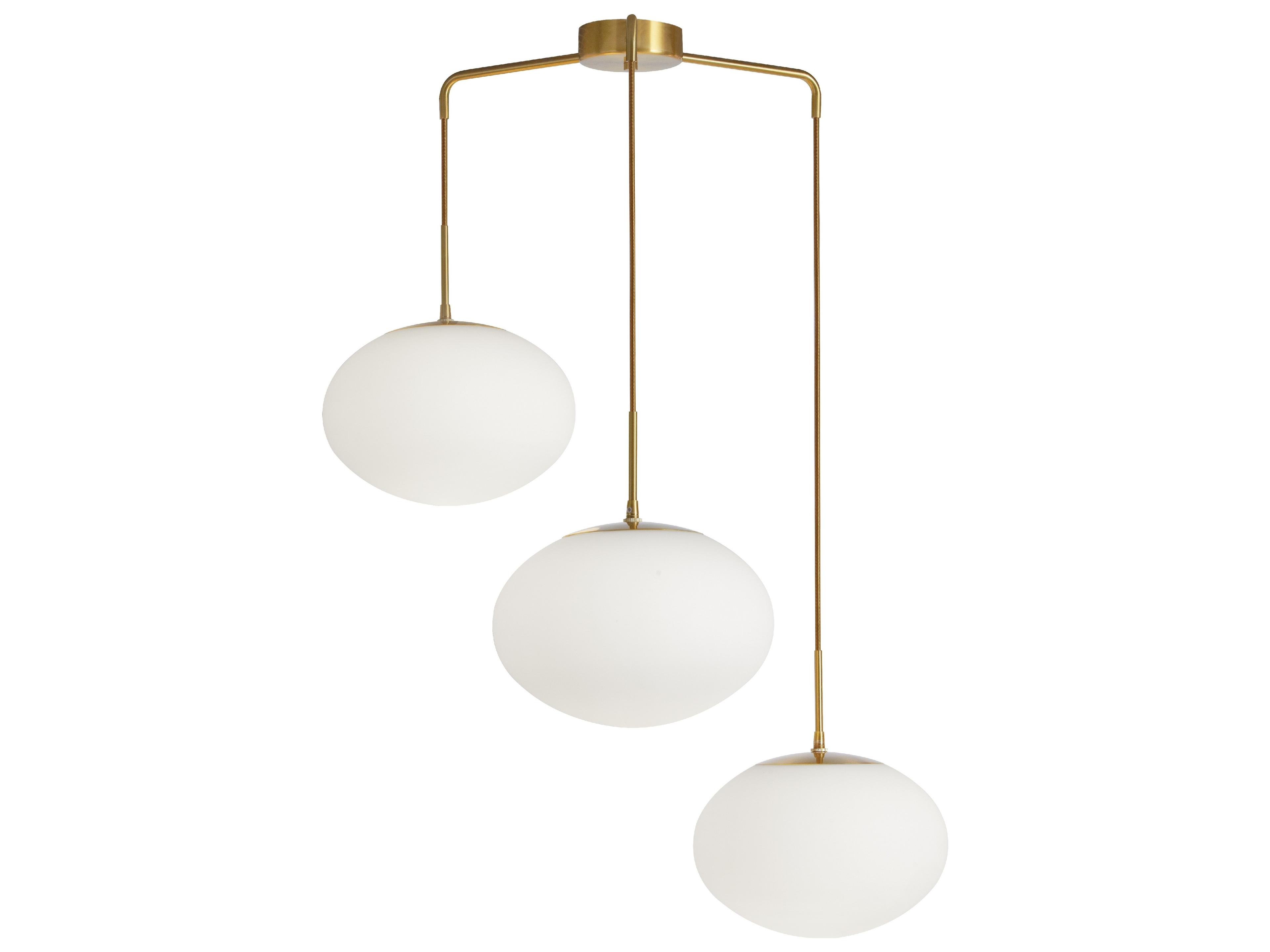 Rachel 3-Light Aged Brass Pendant